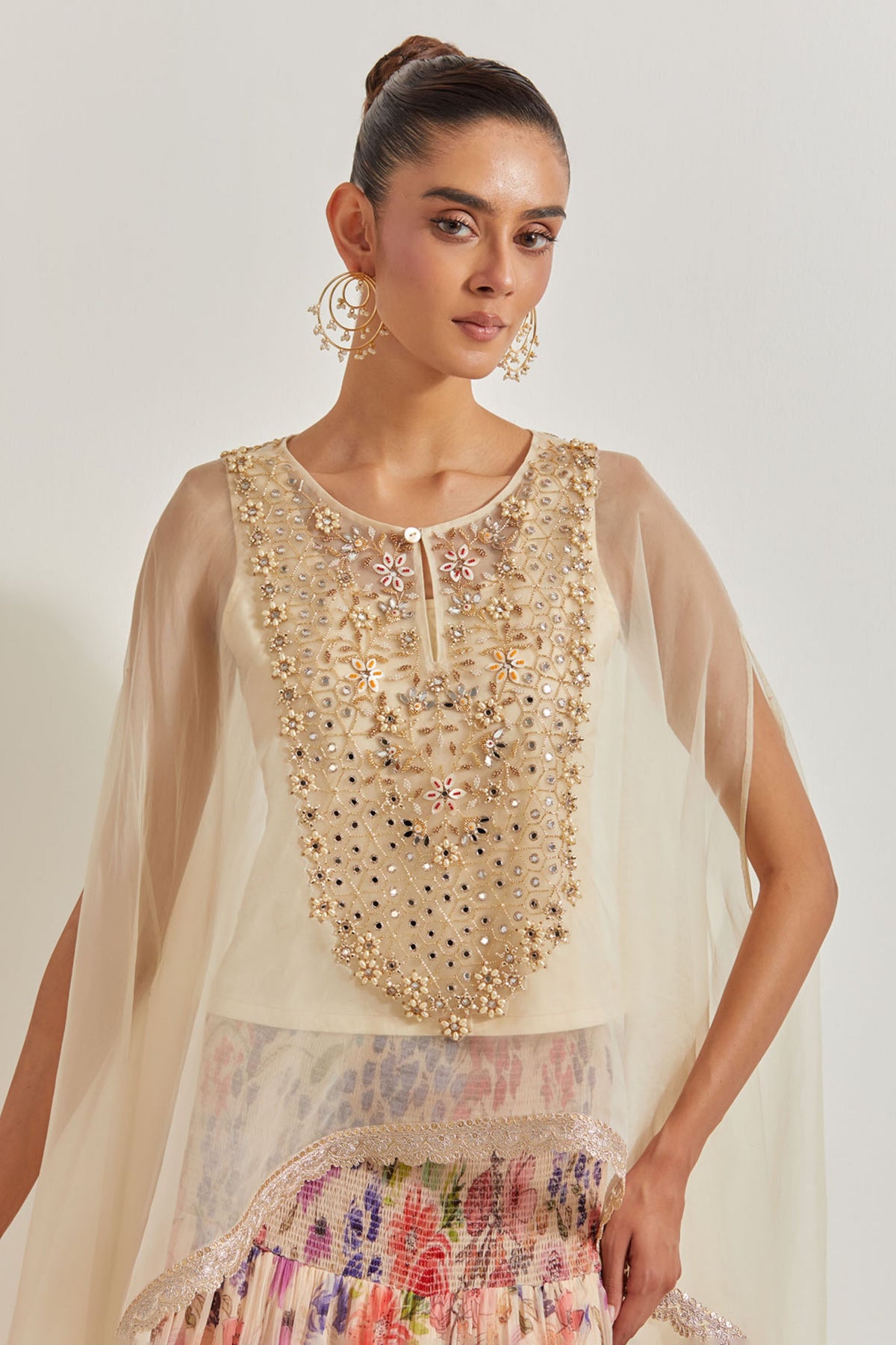 Blooming Burst Cape Set