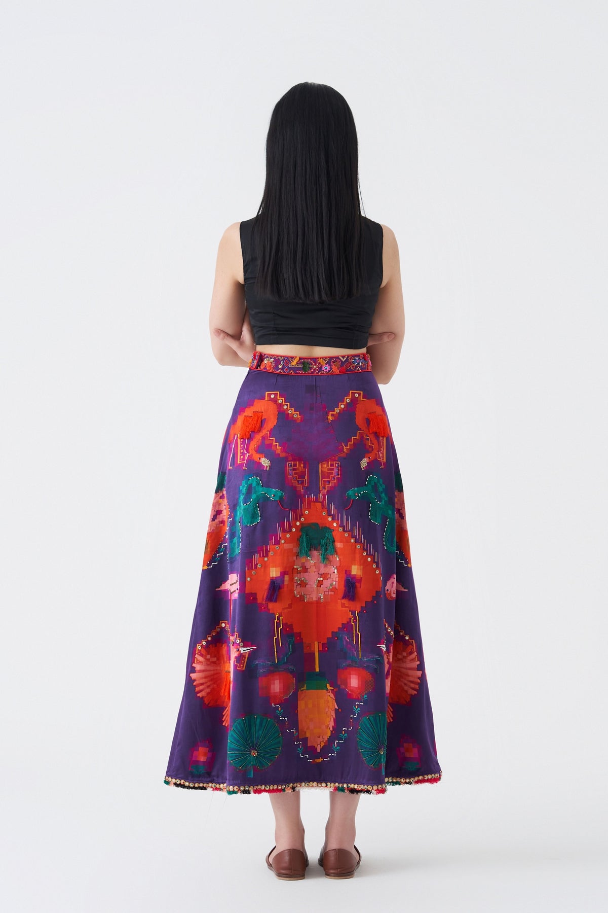 Oaxaca Morado Skirt