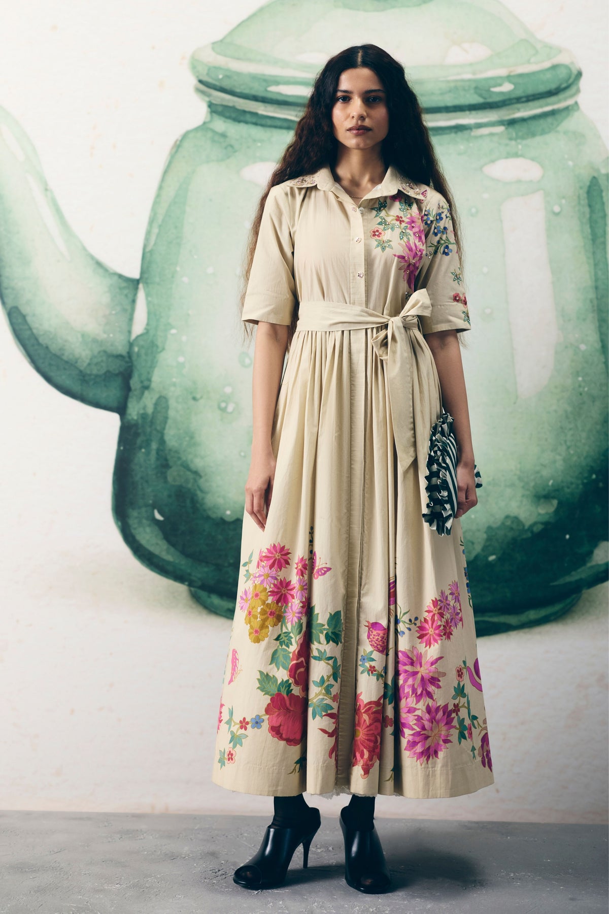 Moonflower Tie Dress