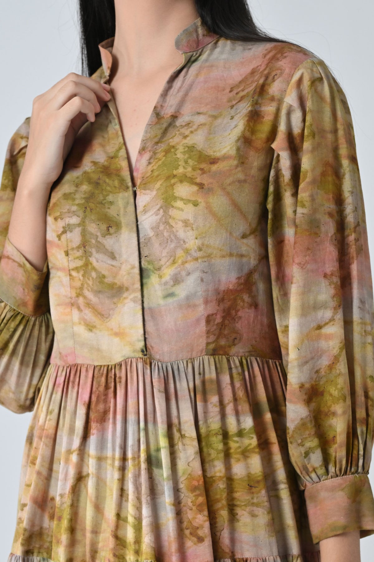 Autumn Bloom Tiered Dress