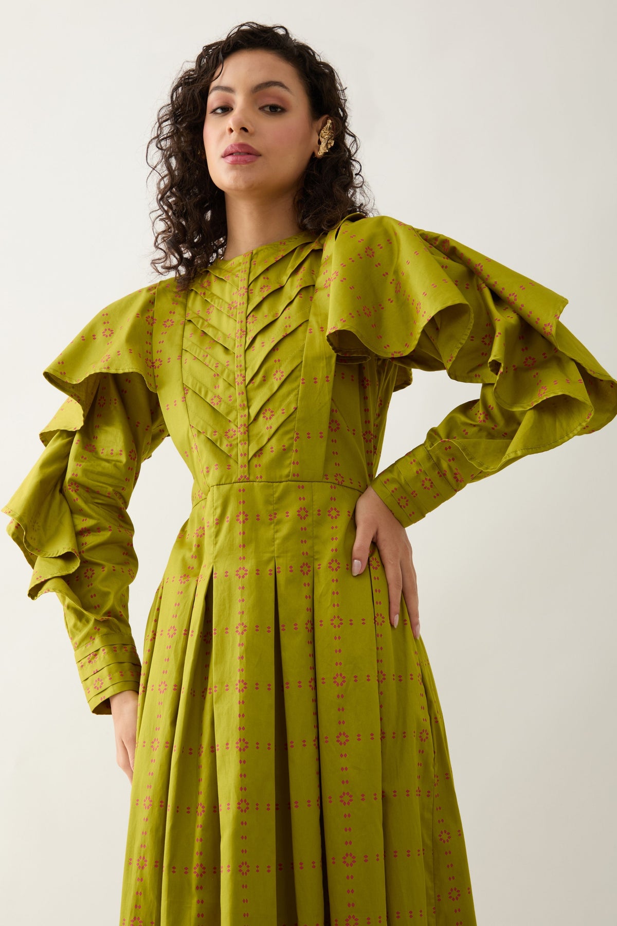 Ronita Leaf Dress