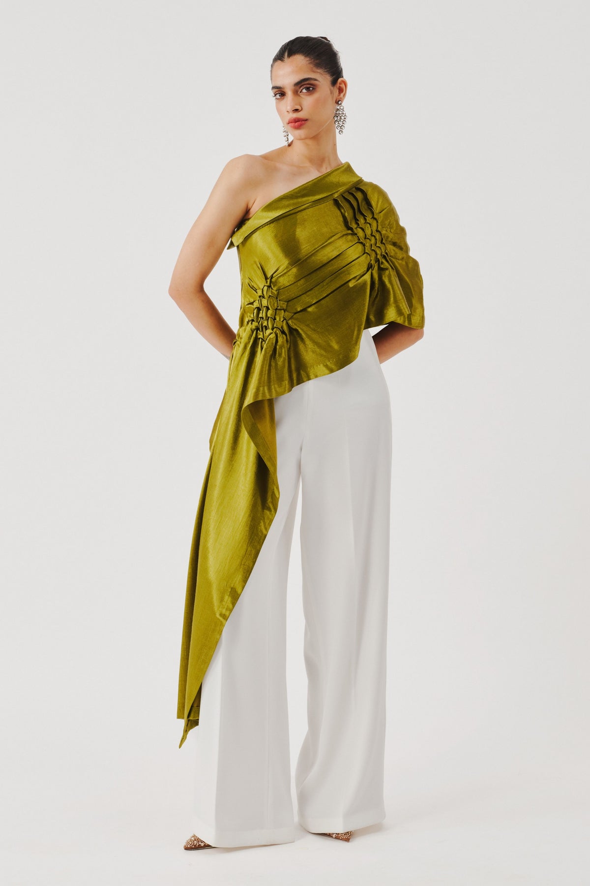 Pisa Olive Green Top