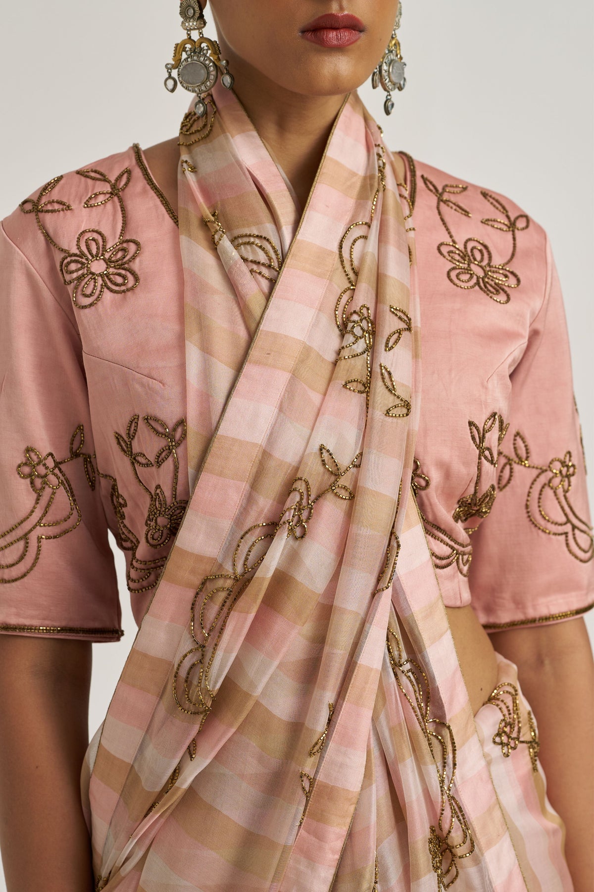Yamini Salmon Blouse