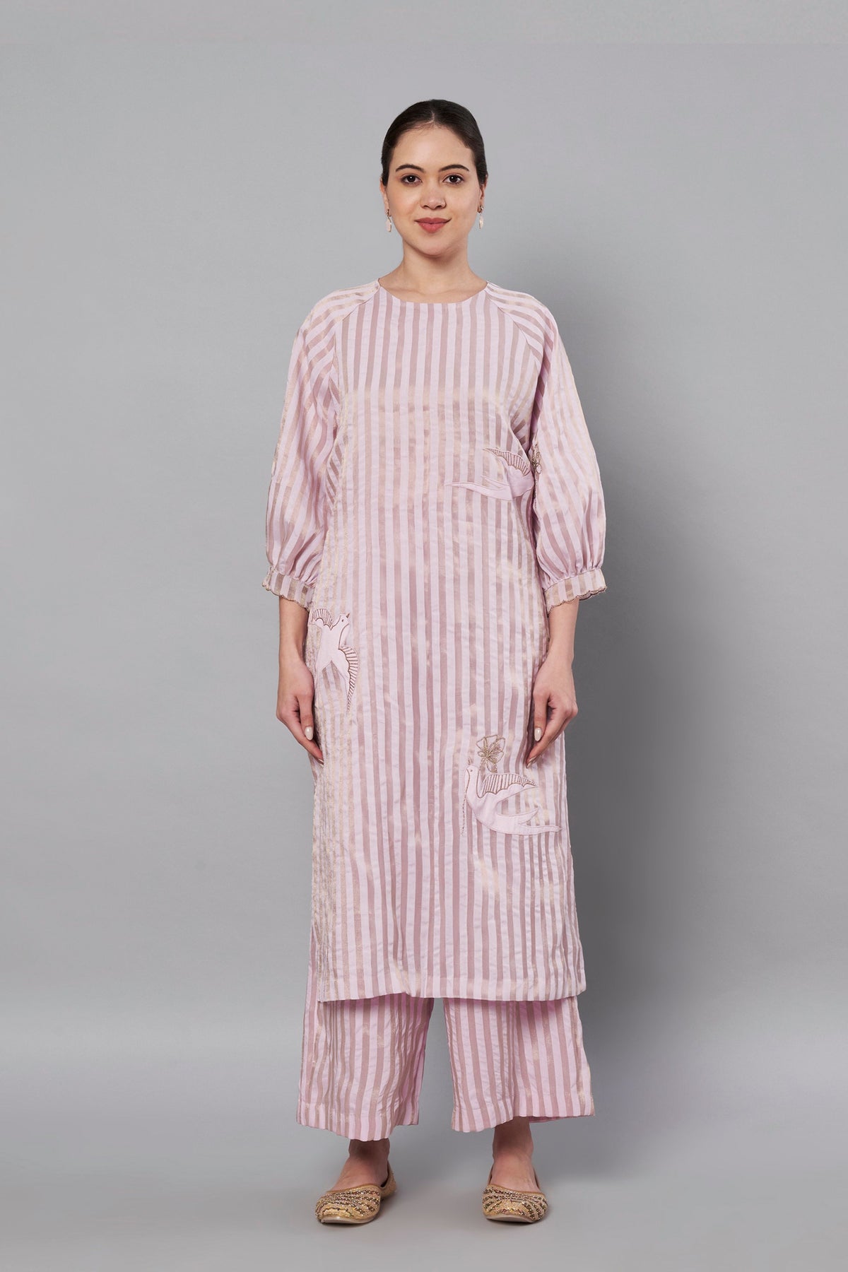 Breeze Pastel Lilac Kurta Set