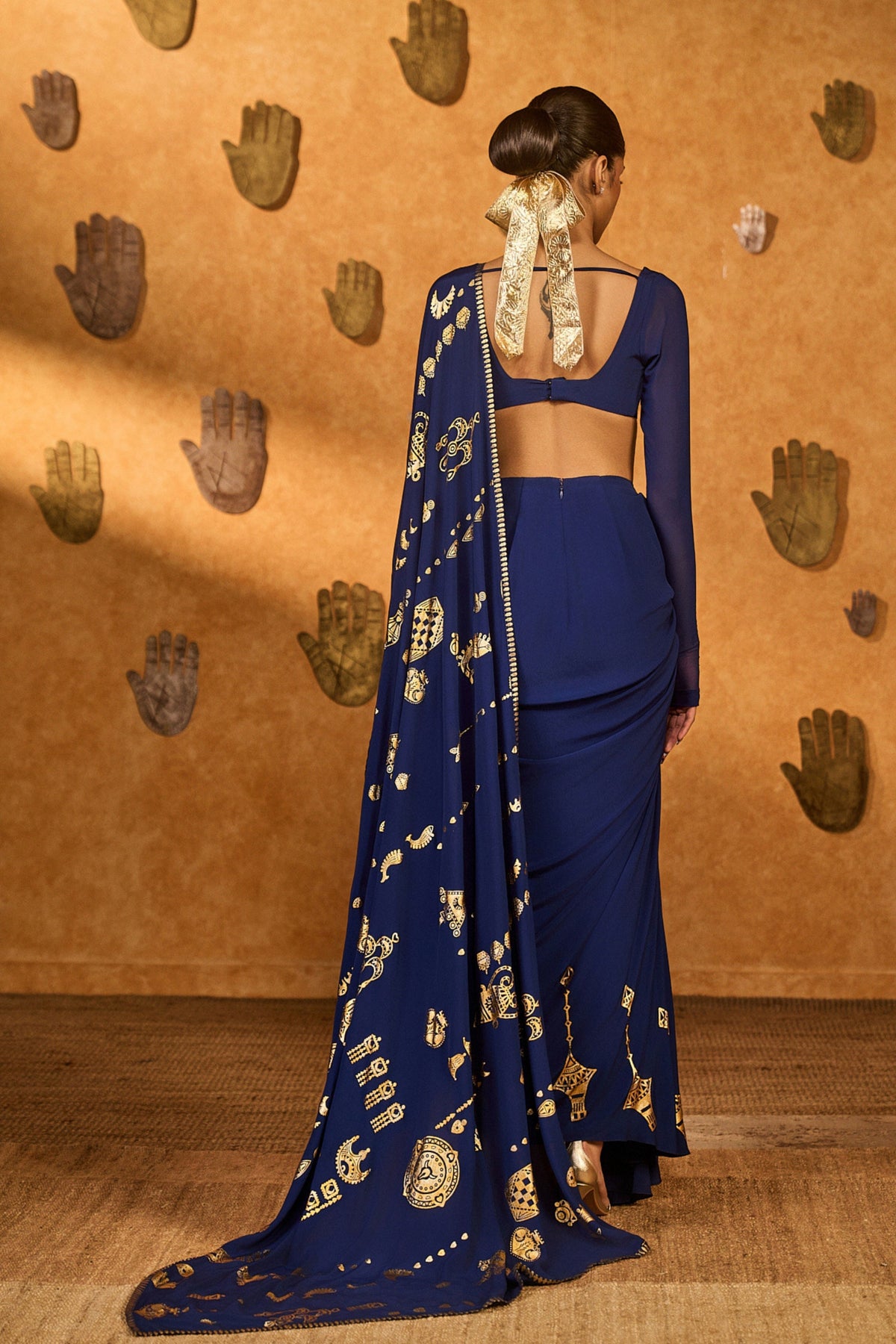 Sapphire Folkestone Draped Saree