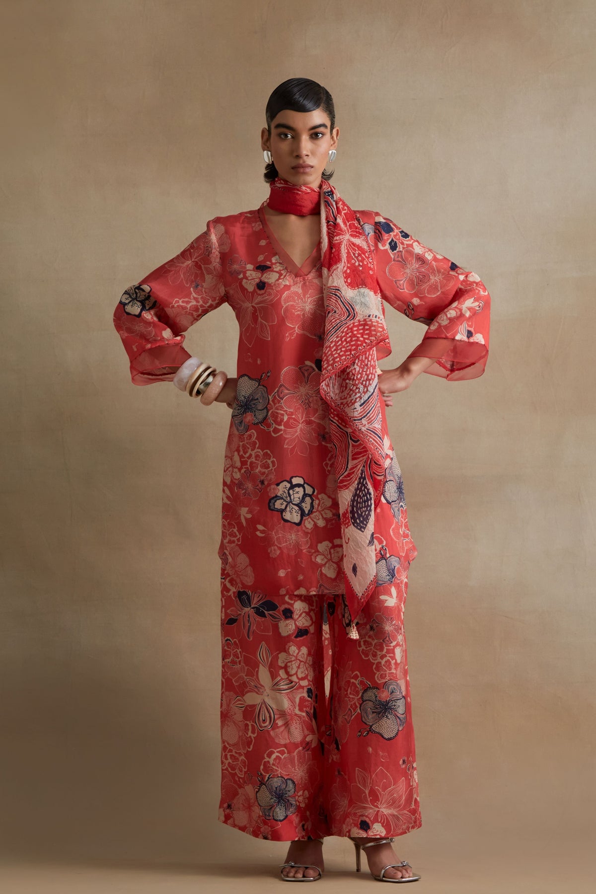 Tomato Tunic Set