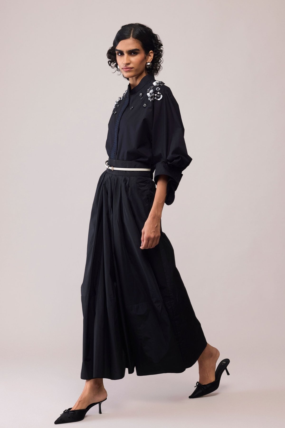 Ann Black Solid Top - Bunka - Elahe