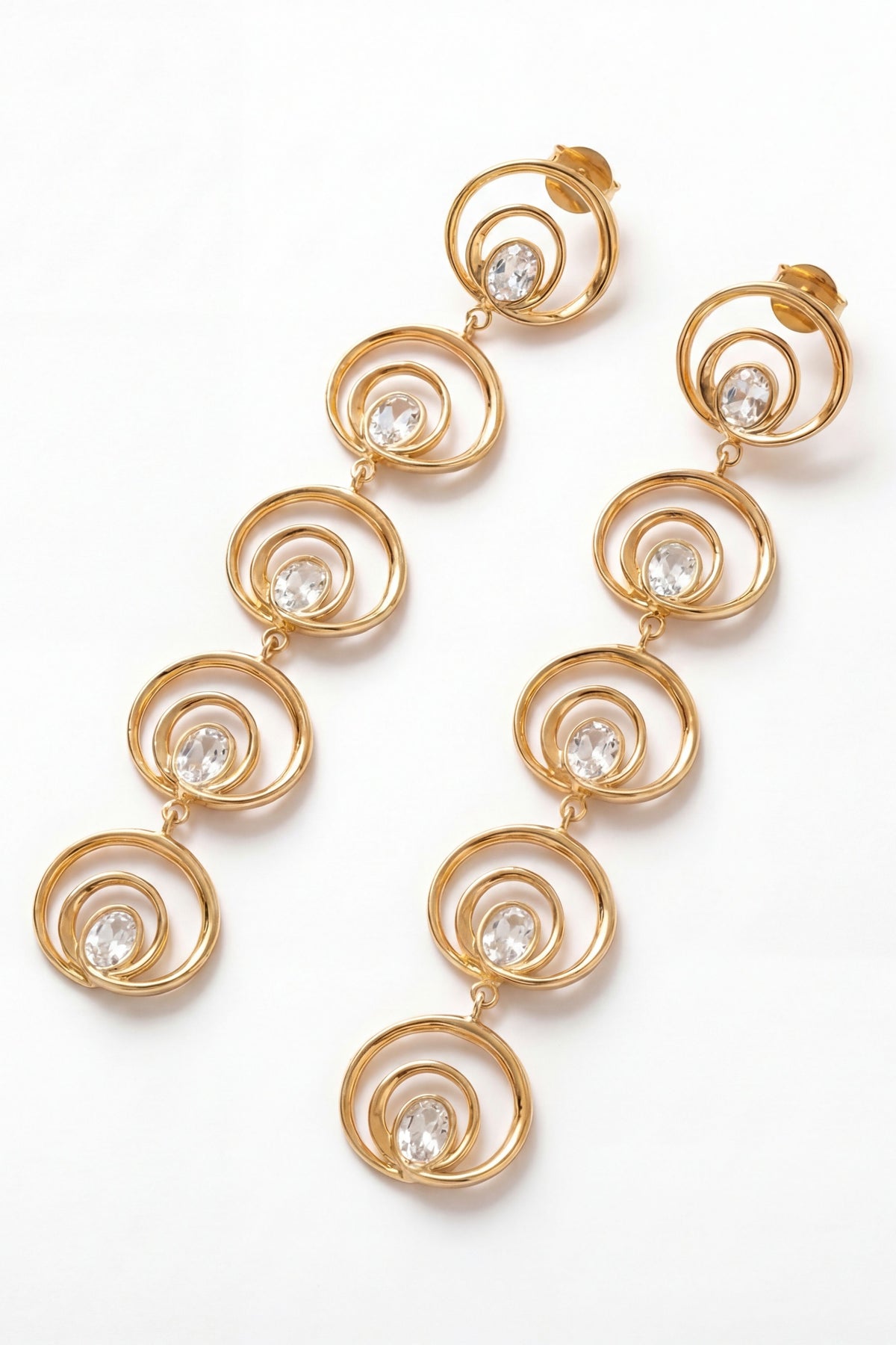 Wave Long Earrings