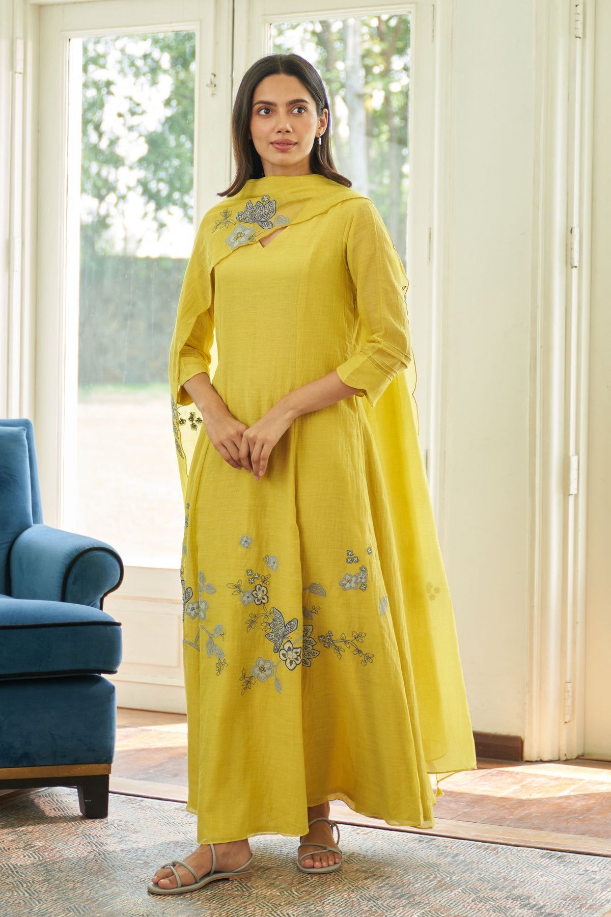 Daffodil Anarkali Set