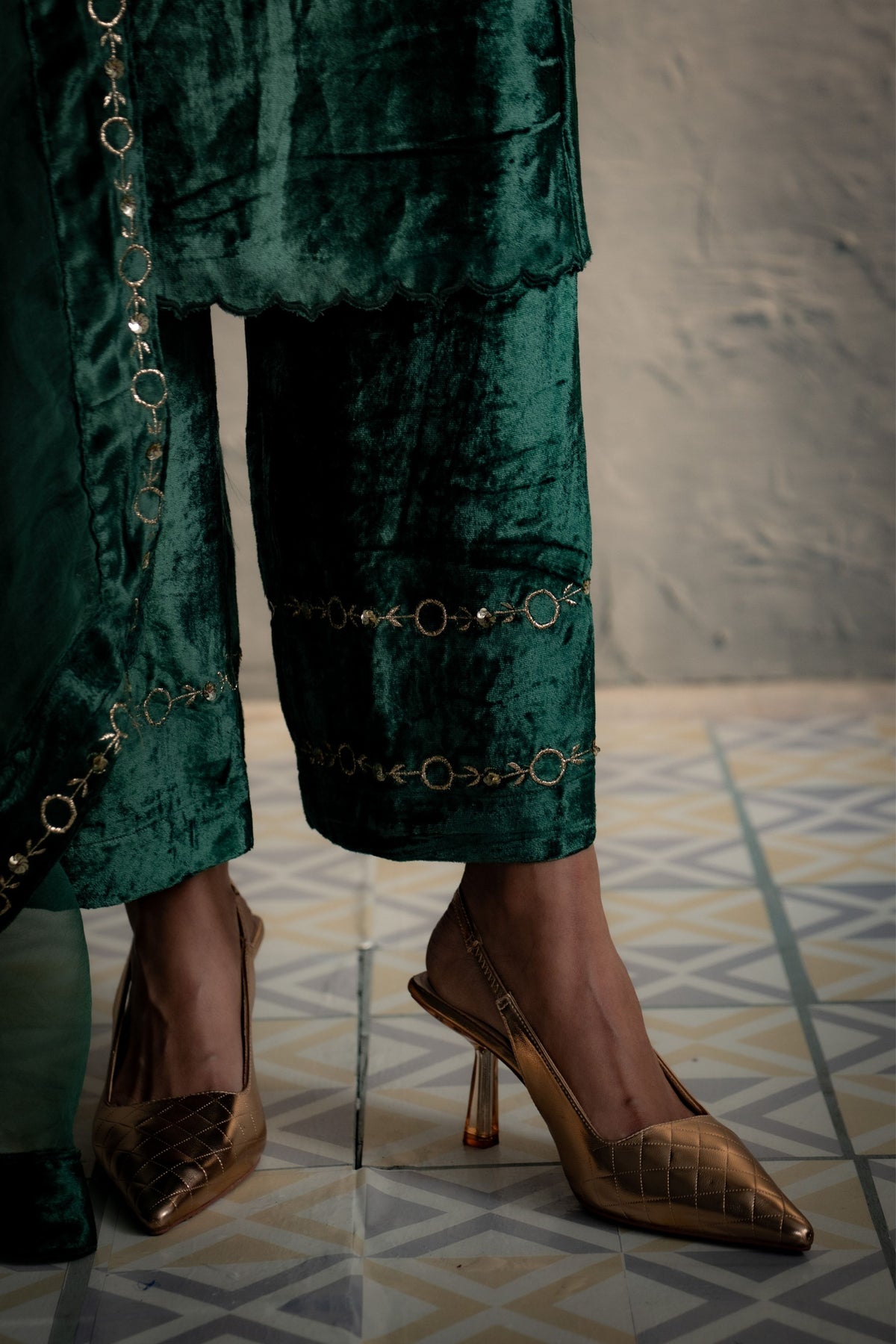 Maaya Green Kurta Set