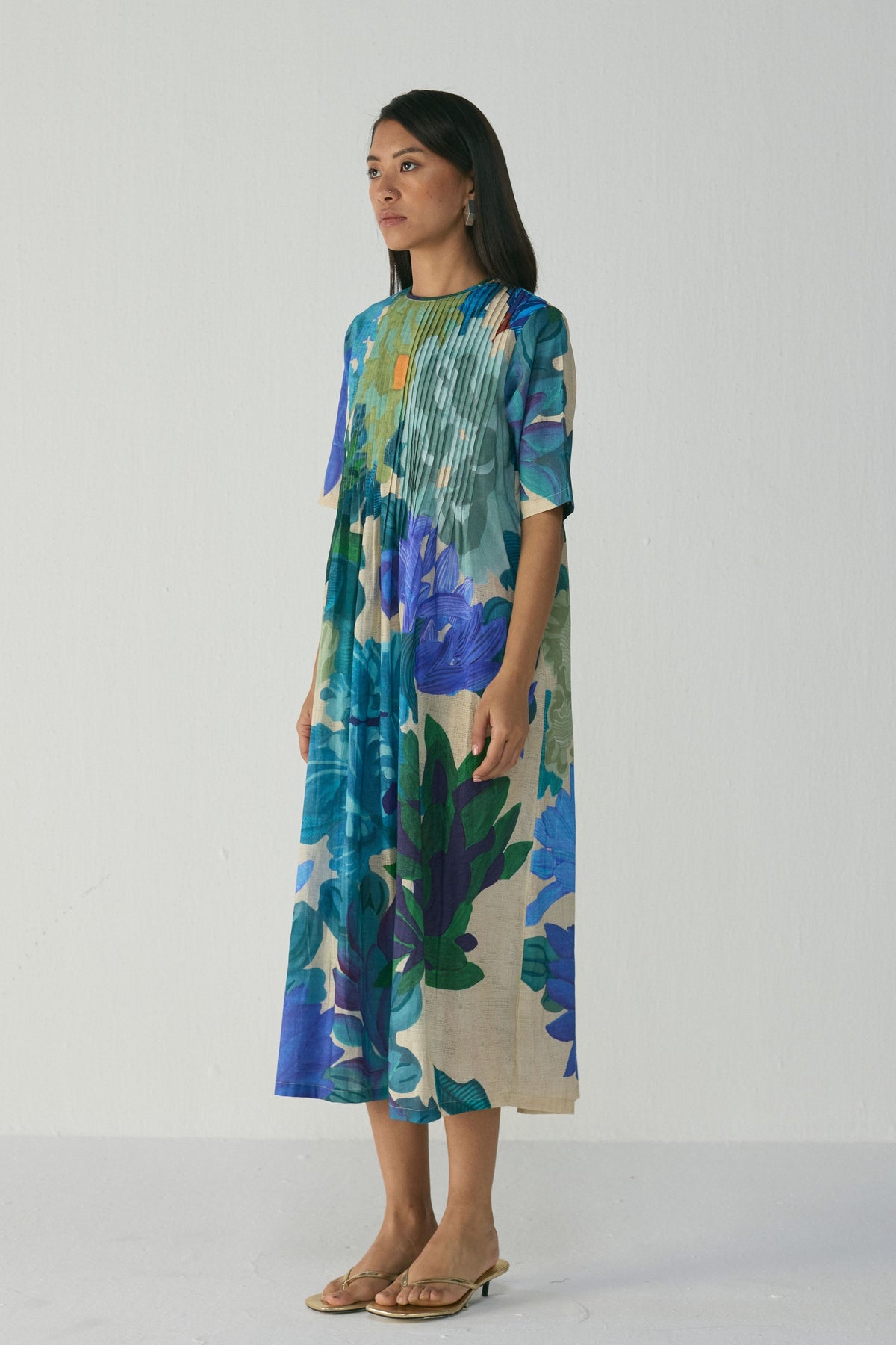 Garden Party Pintucks Dress