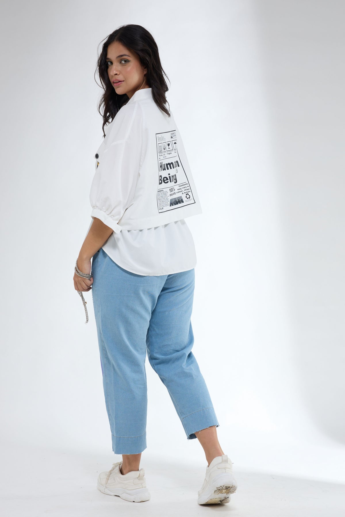 Human Being White Shirt