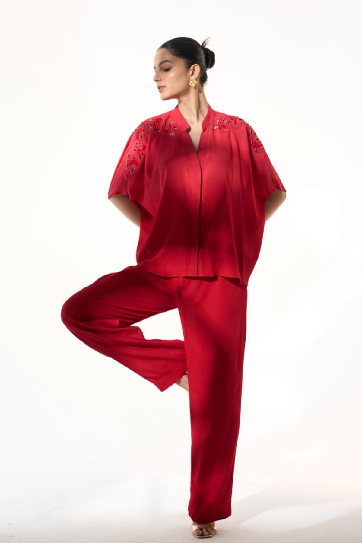 Ruby Kaftan Set