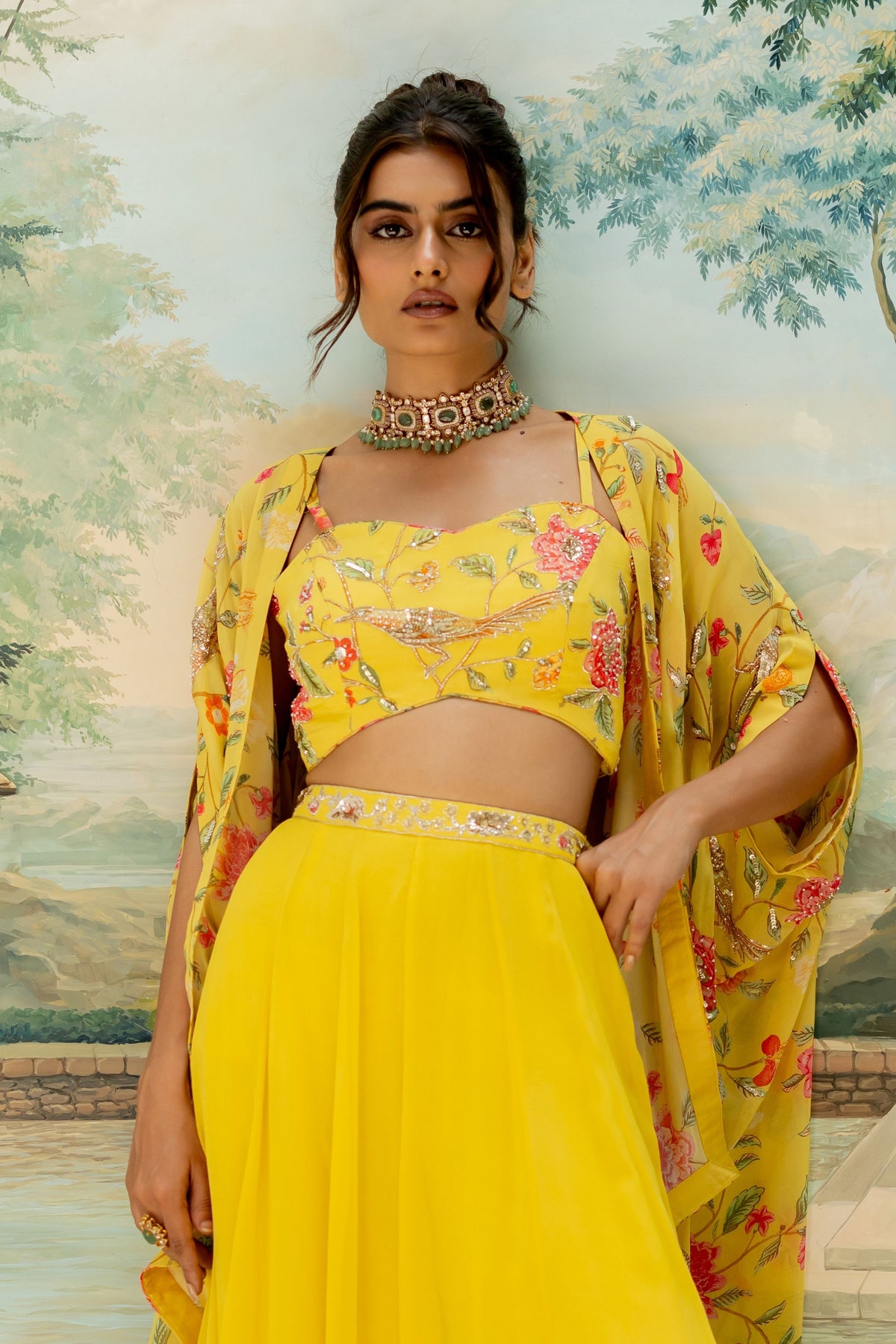 Shelly Yellow Jacket Set