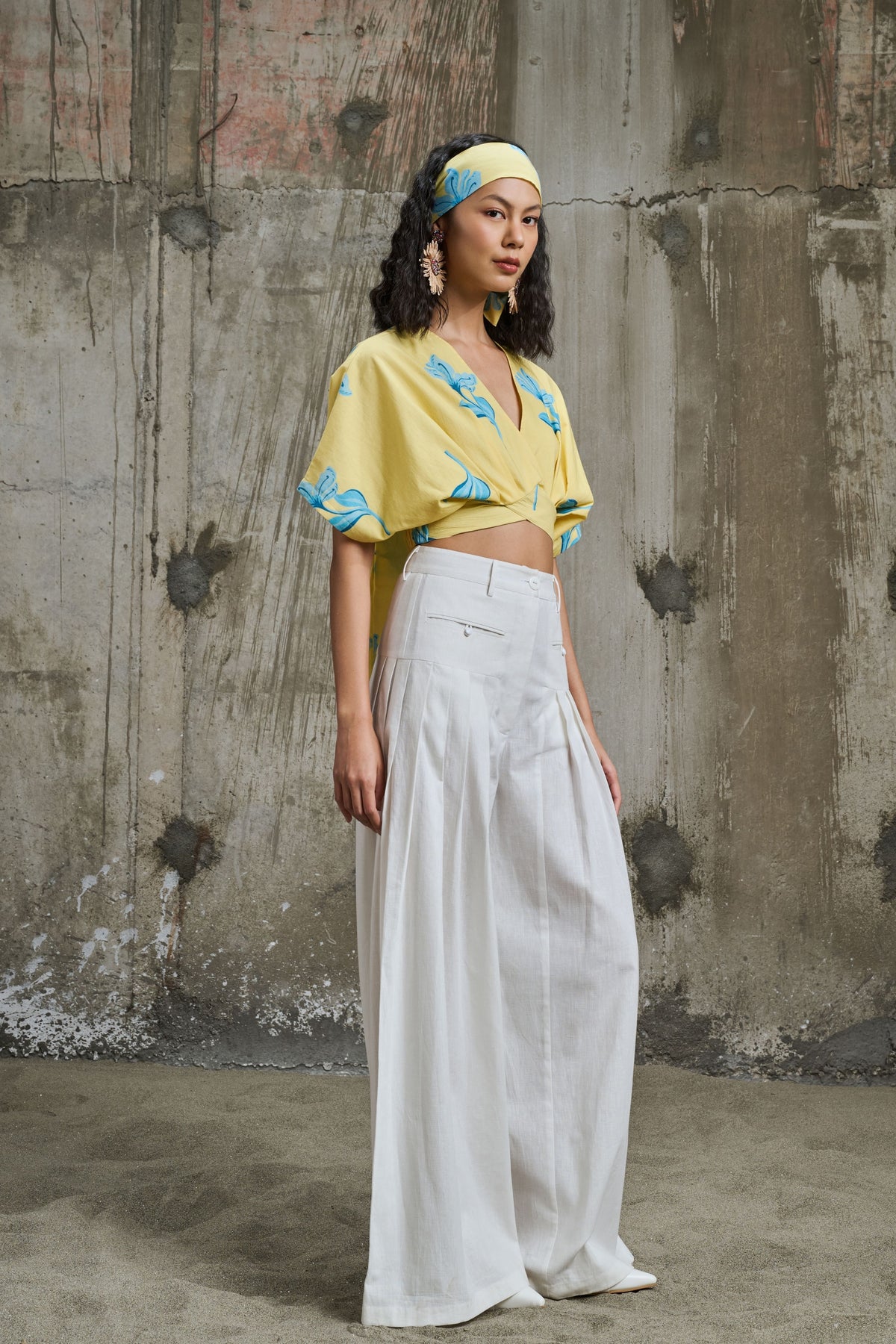 Sunlit Bloom Cropped Top