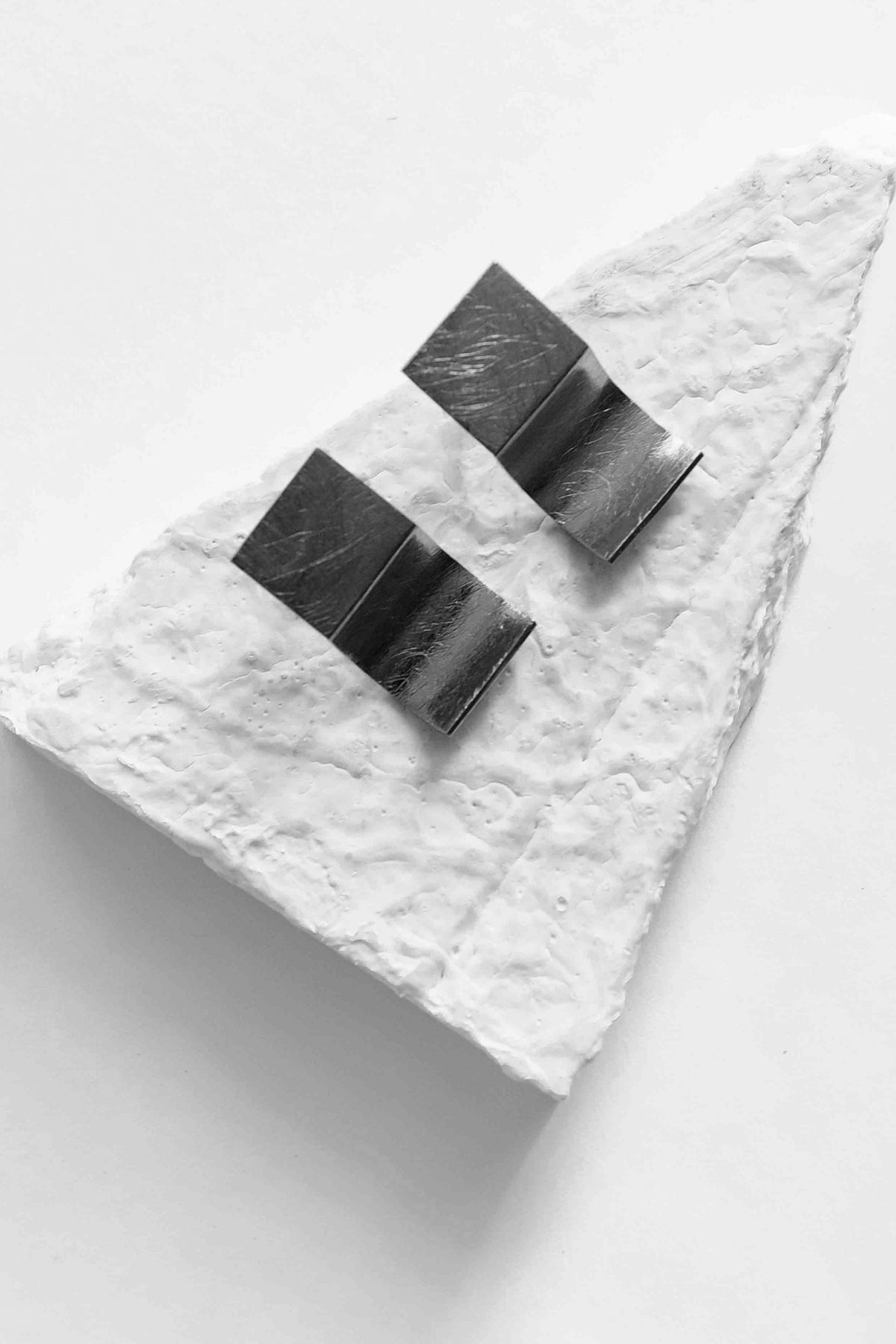 Space Silver Earrings