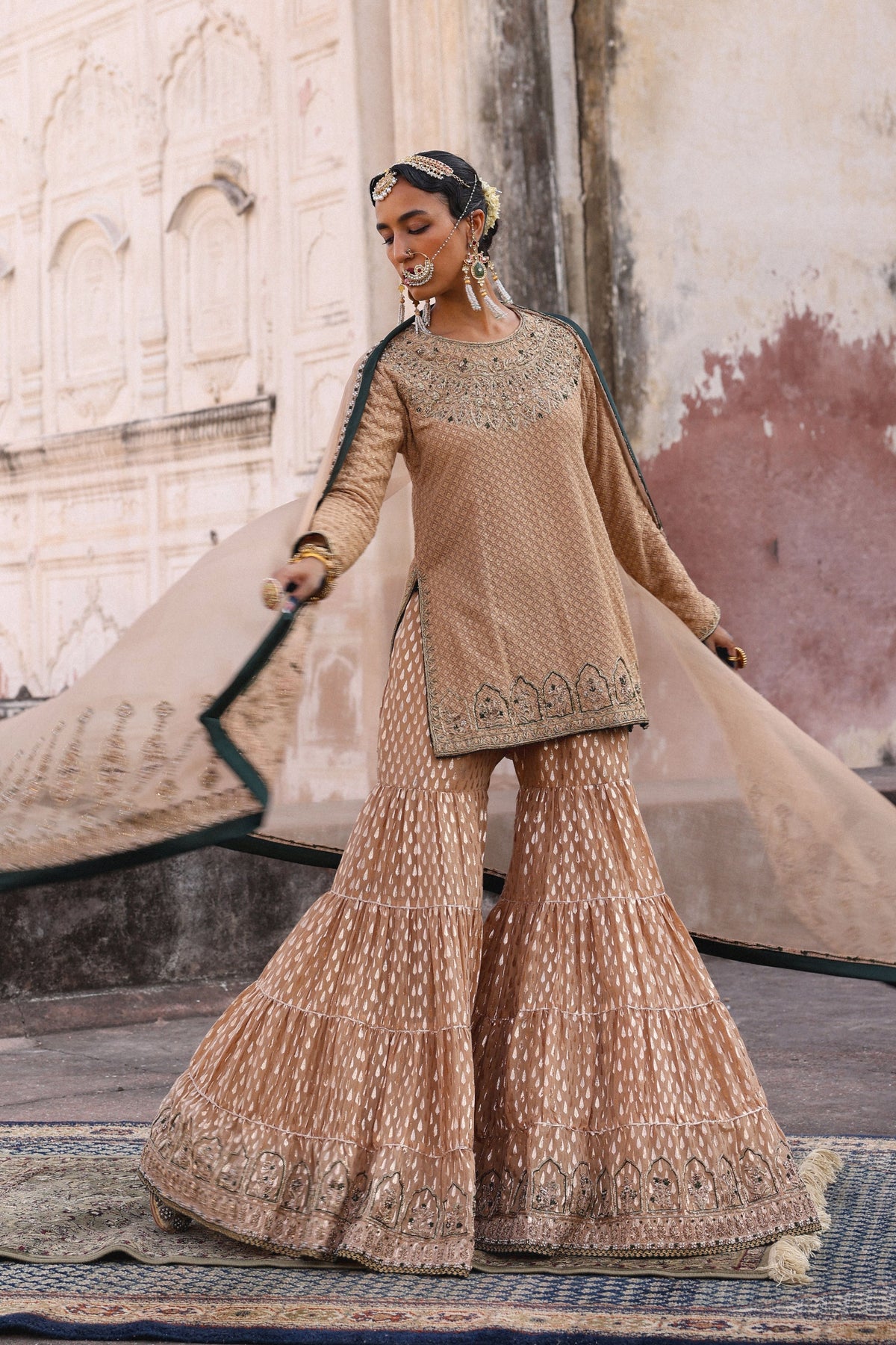 Noor Mahal Sharara Set