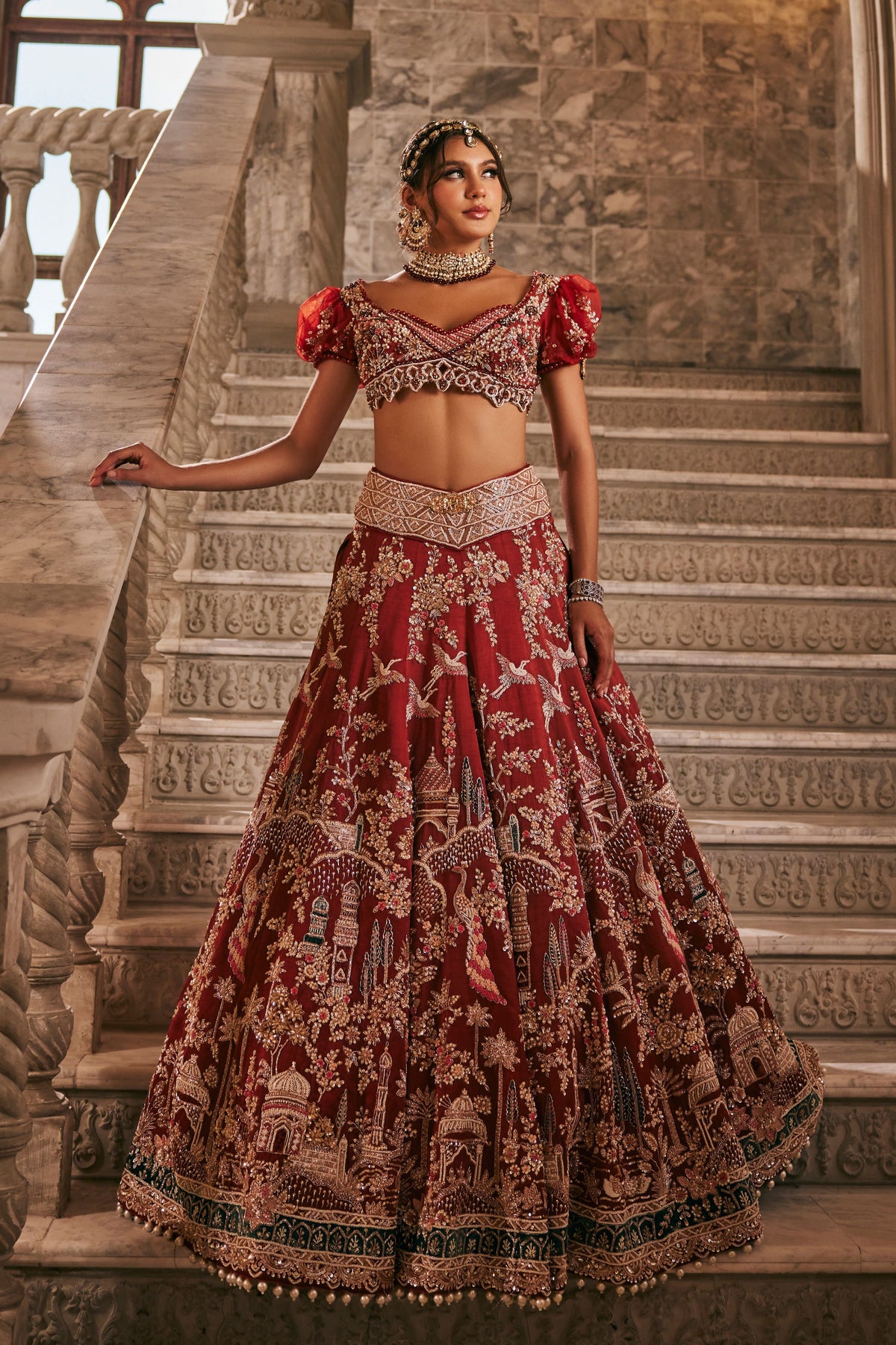Anant Pichwai Saga Lehenga Set