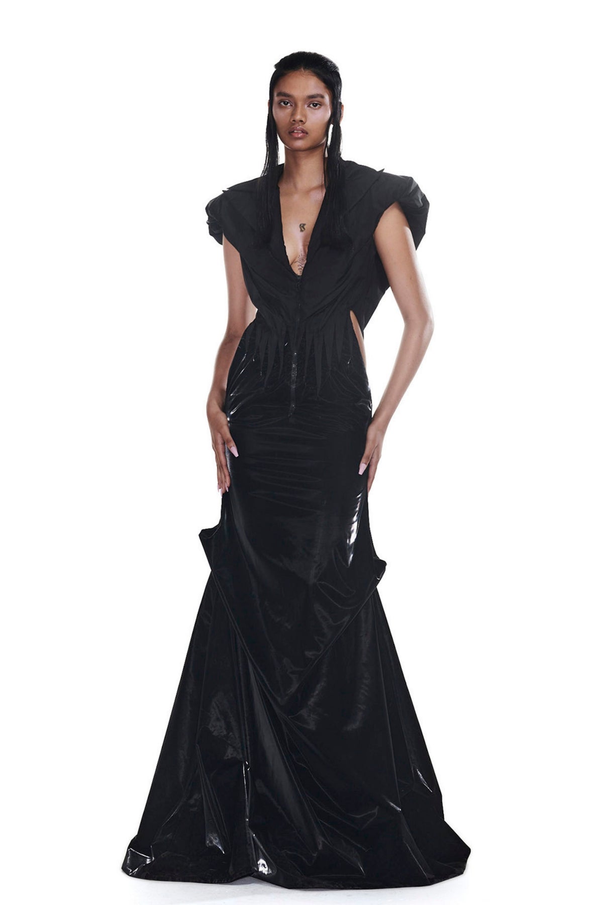 Power Shoulder Dress