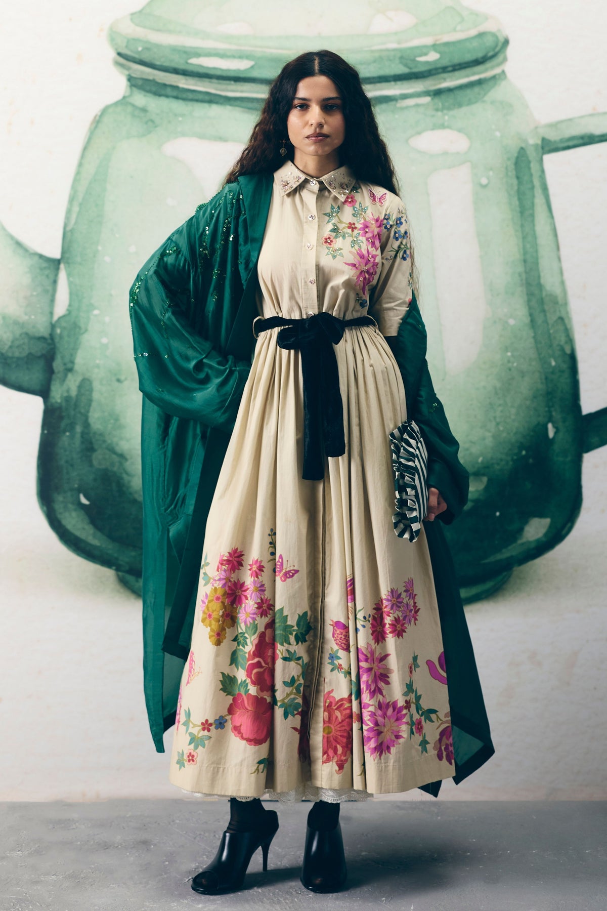 Moonflower Tie Dress