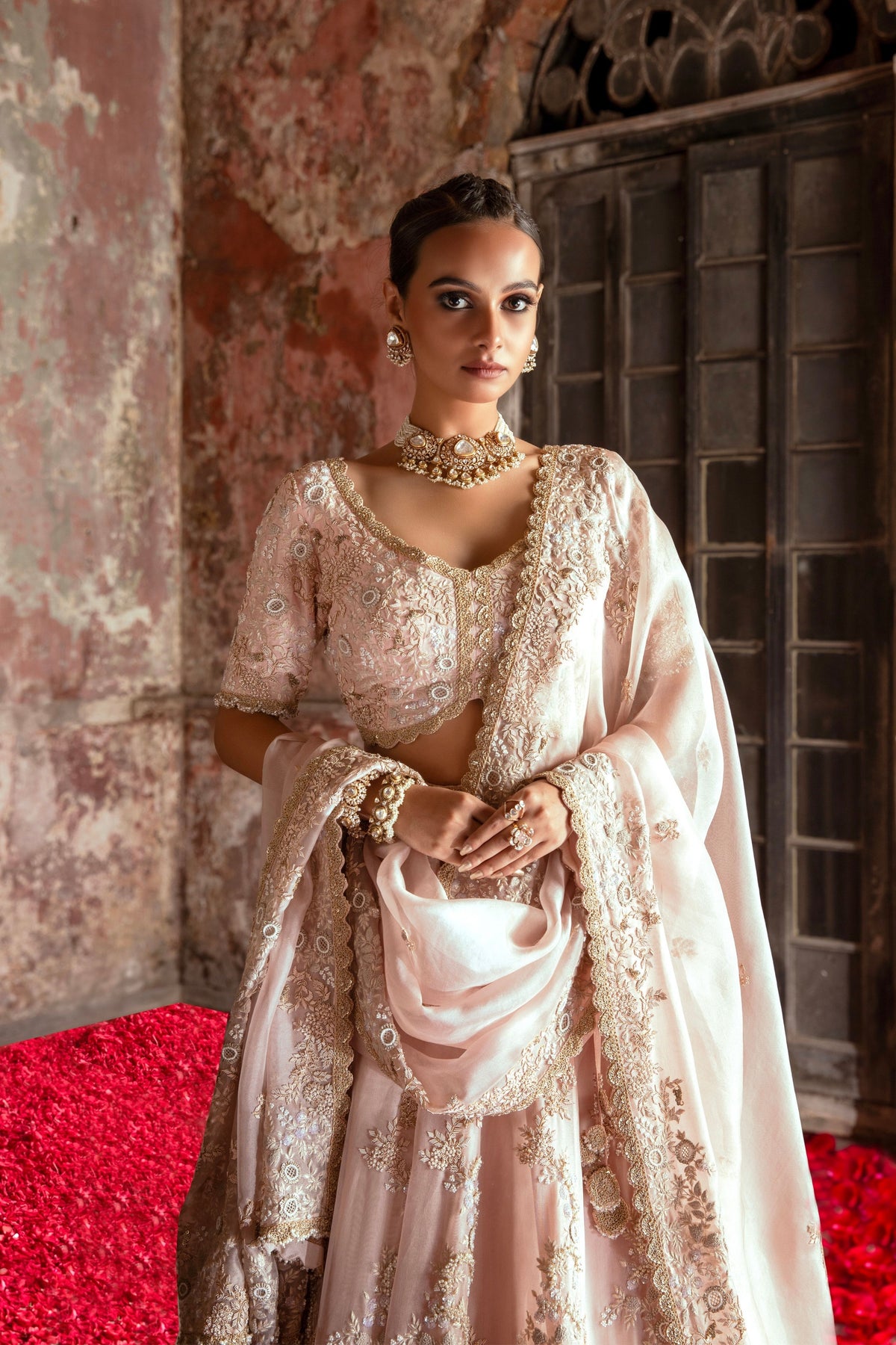 Flamingo Lehenga Set