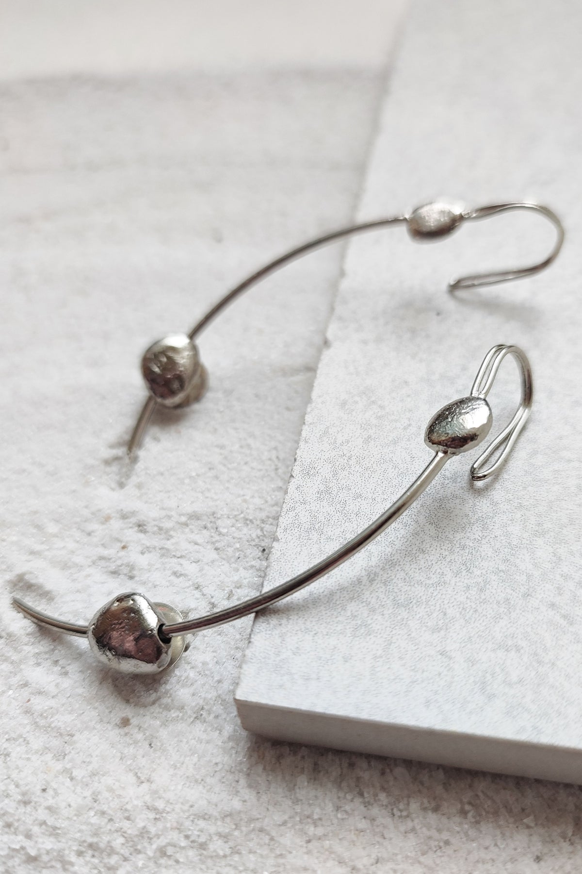 Mee Silver Earrings