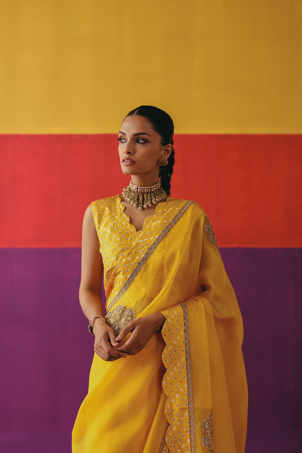 Mandala Surajmukhi Saree