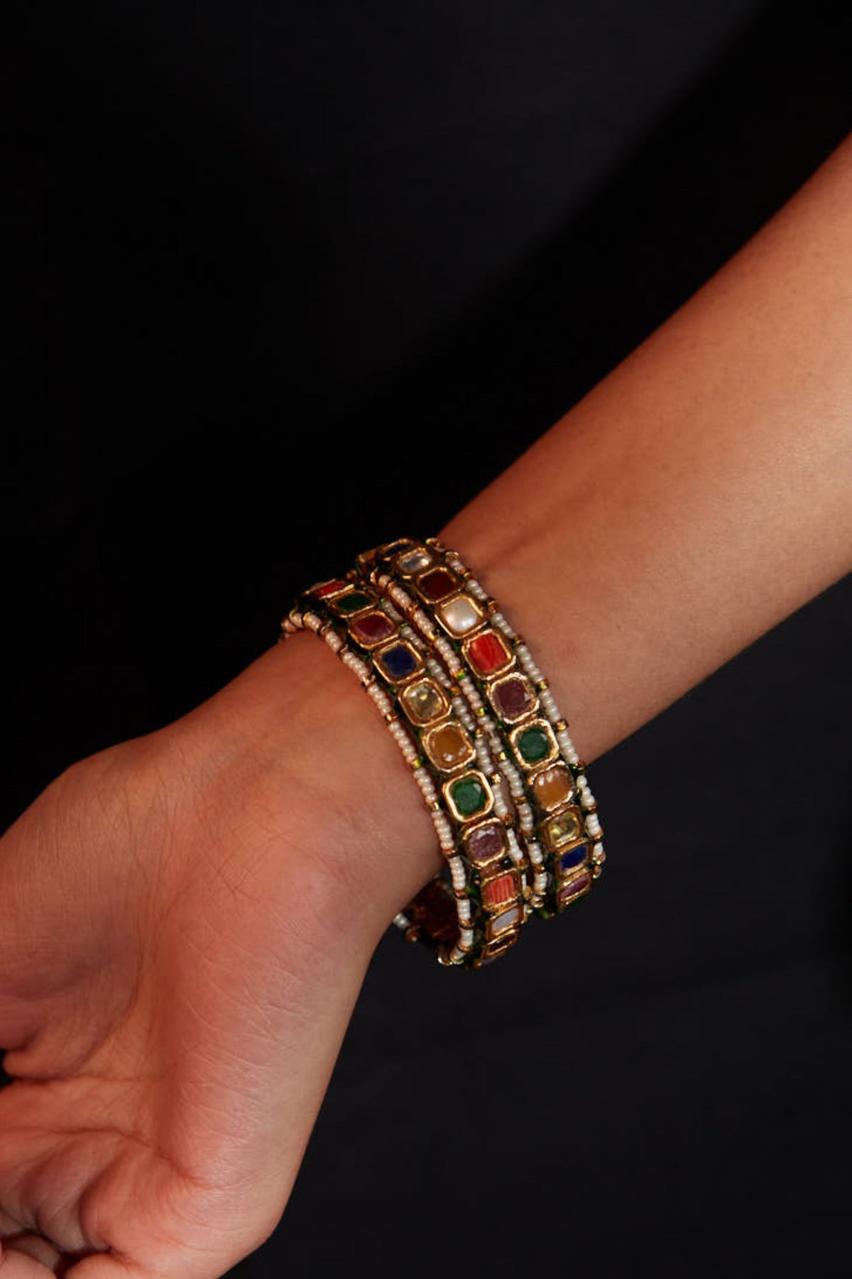 Inaayat Kundan Polki Bangles