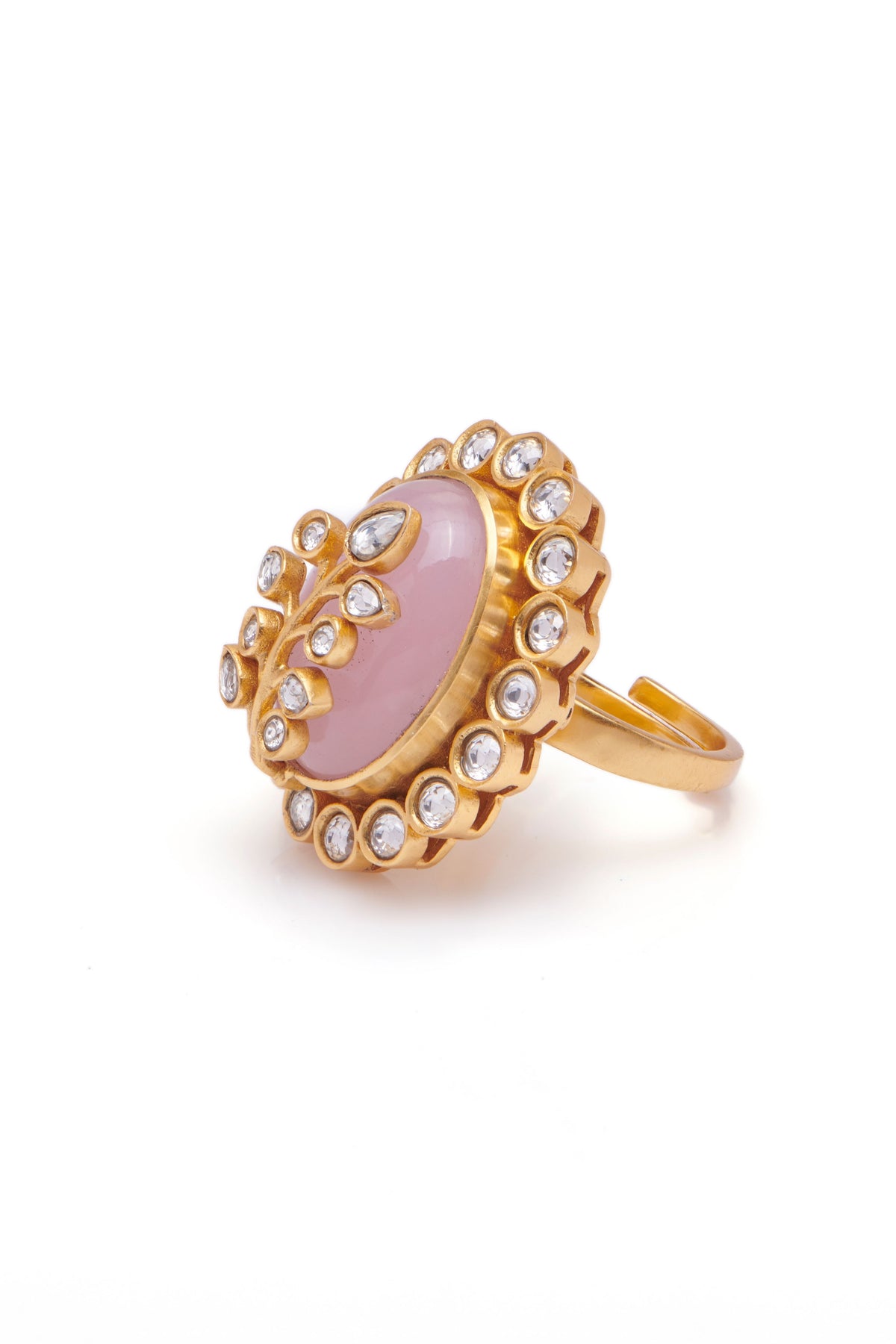 Loren Ring In Dusty Pink Hue