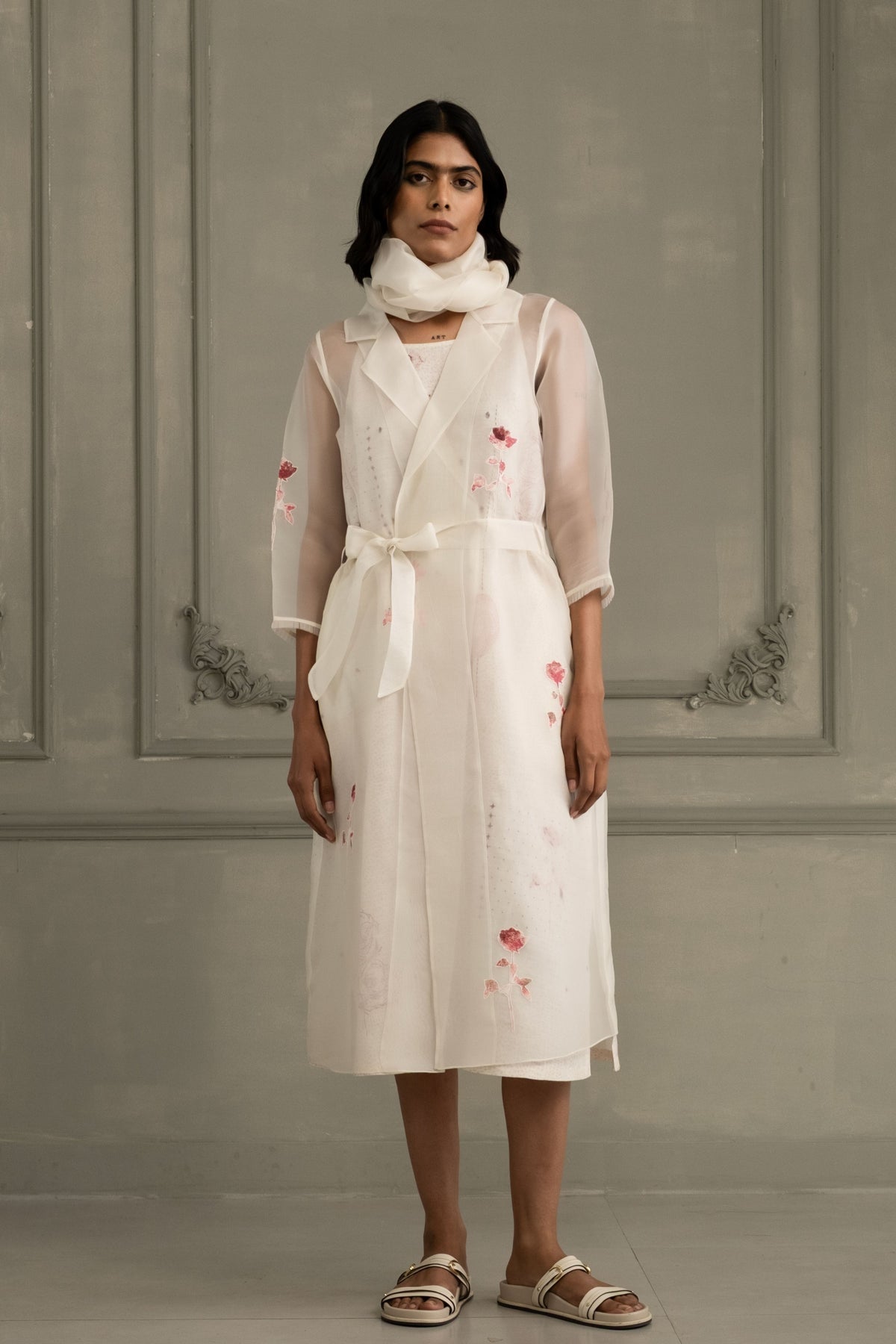 Ivory Rose Jacket Dress