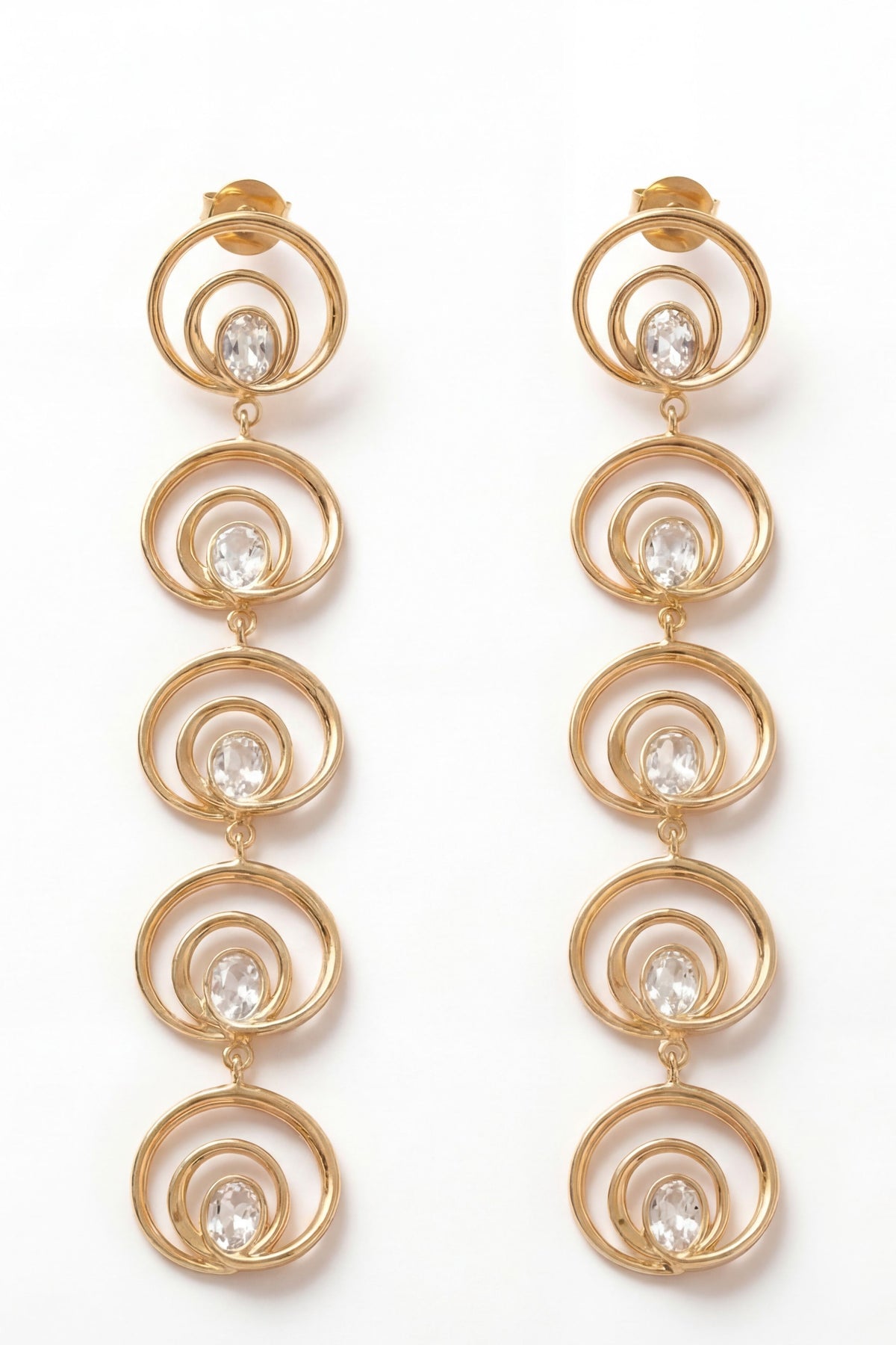 Wave Long Earrings