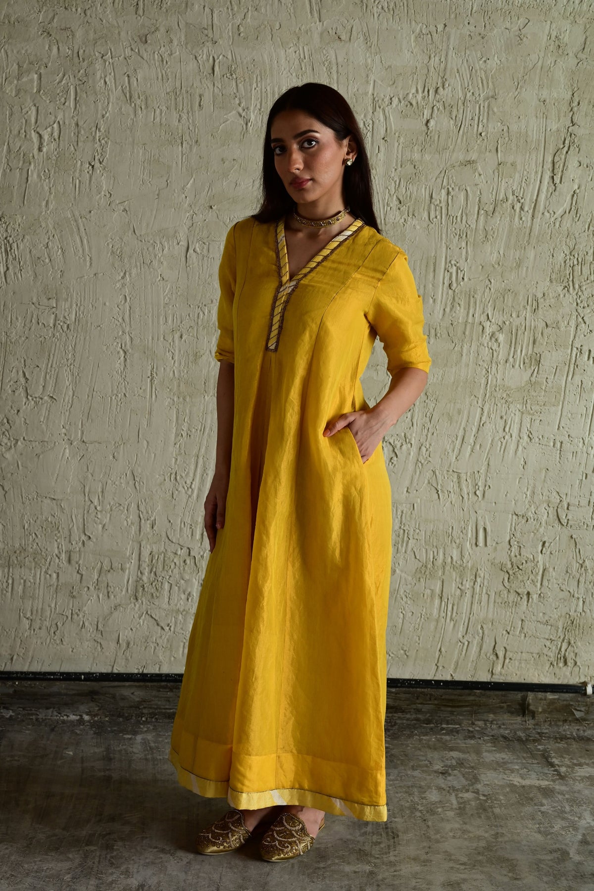 Golden Yellow Meera Sashiko Set