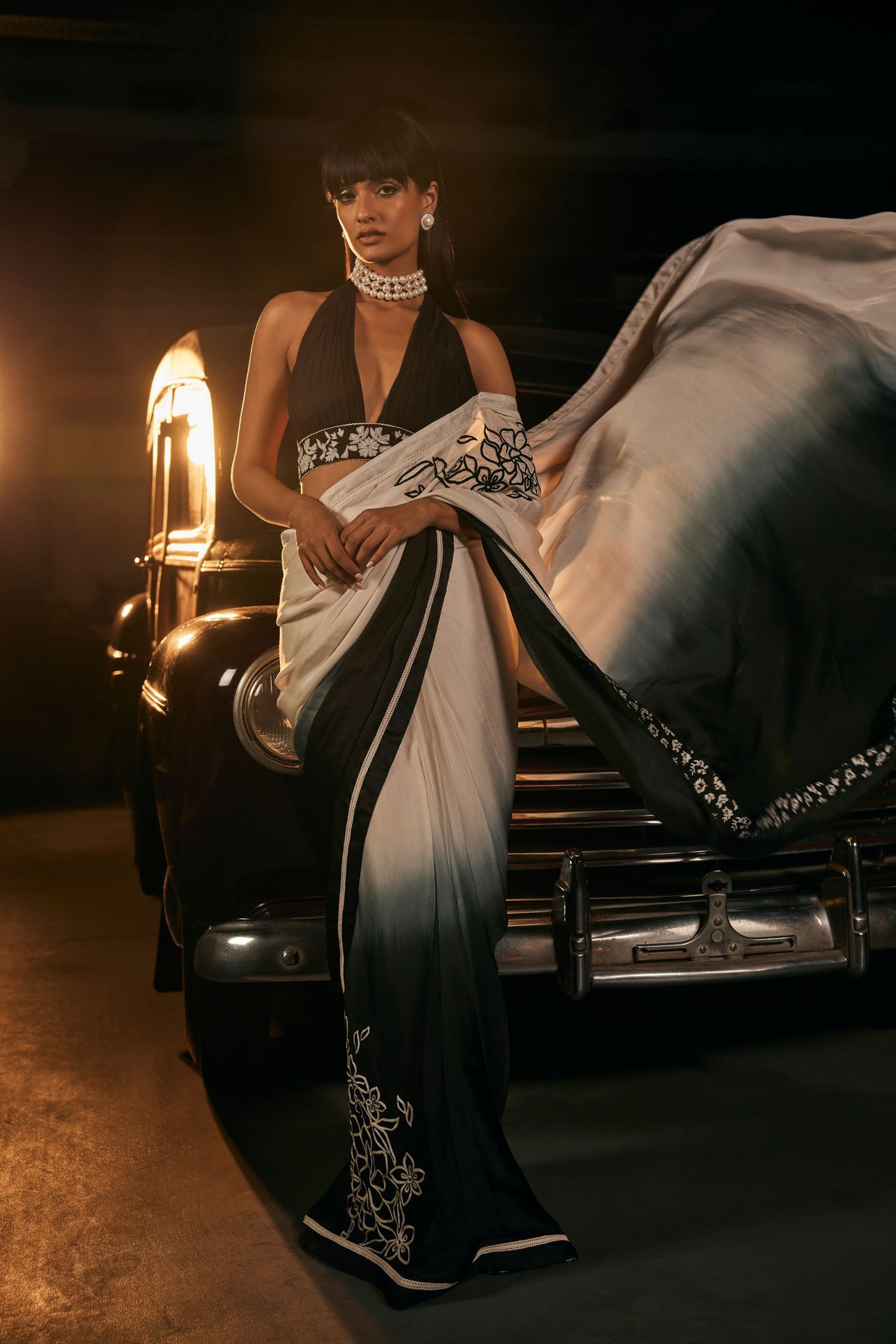 Ombre Saree Set