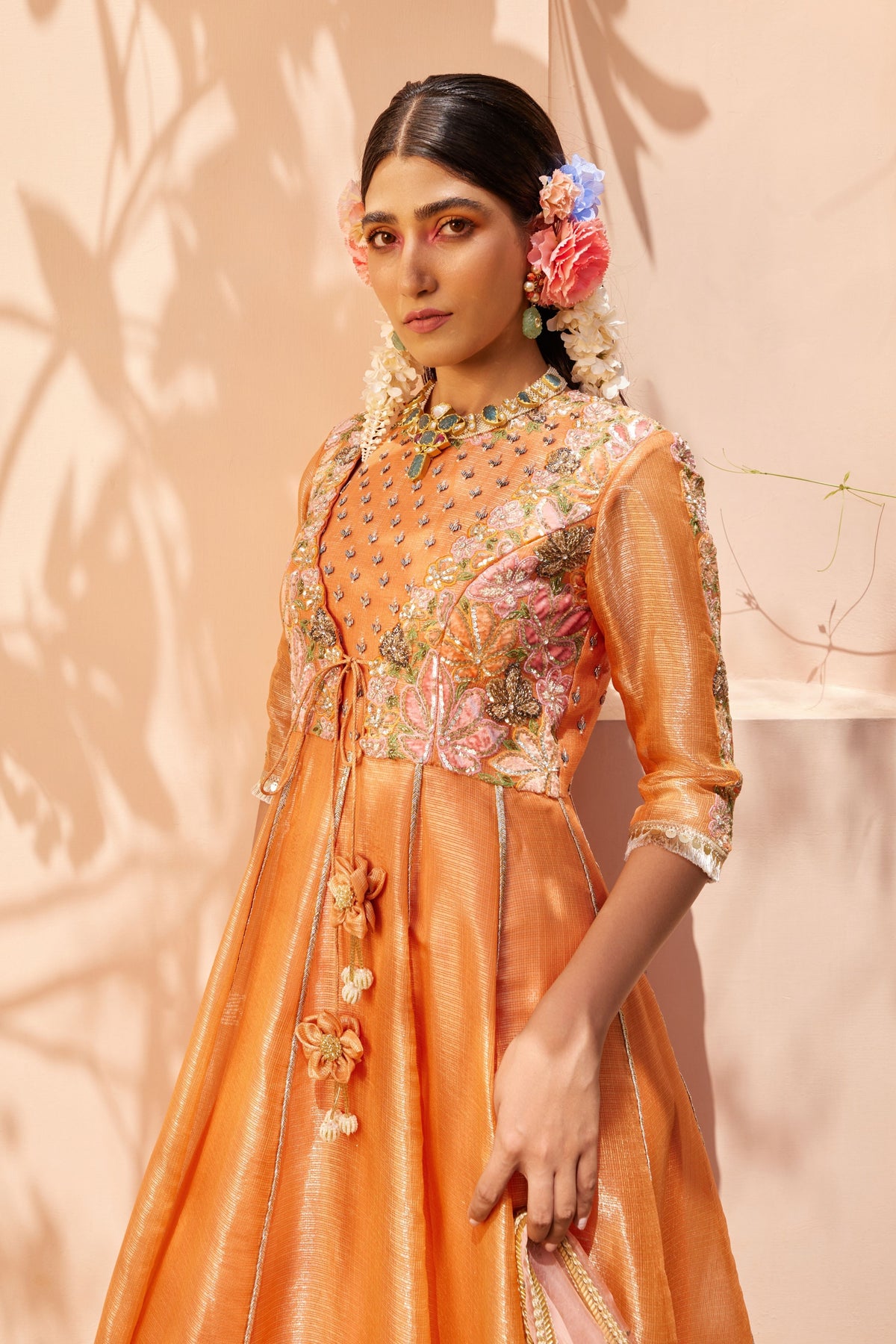 Genda Anarkali Set