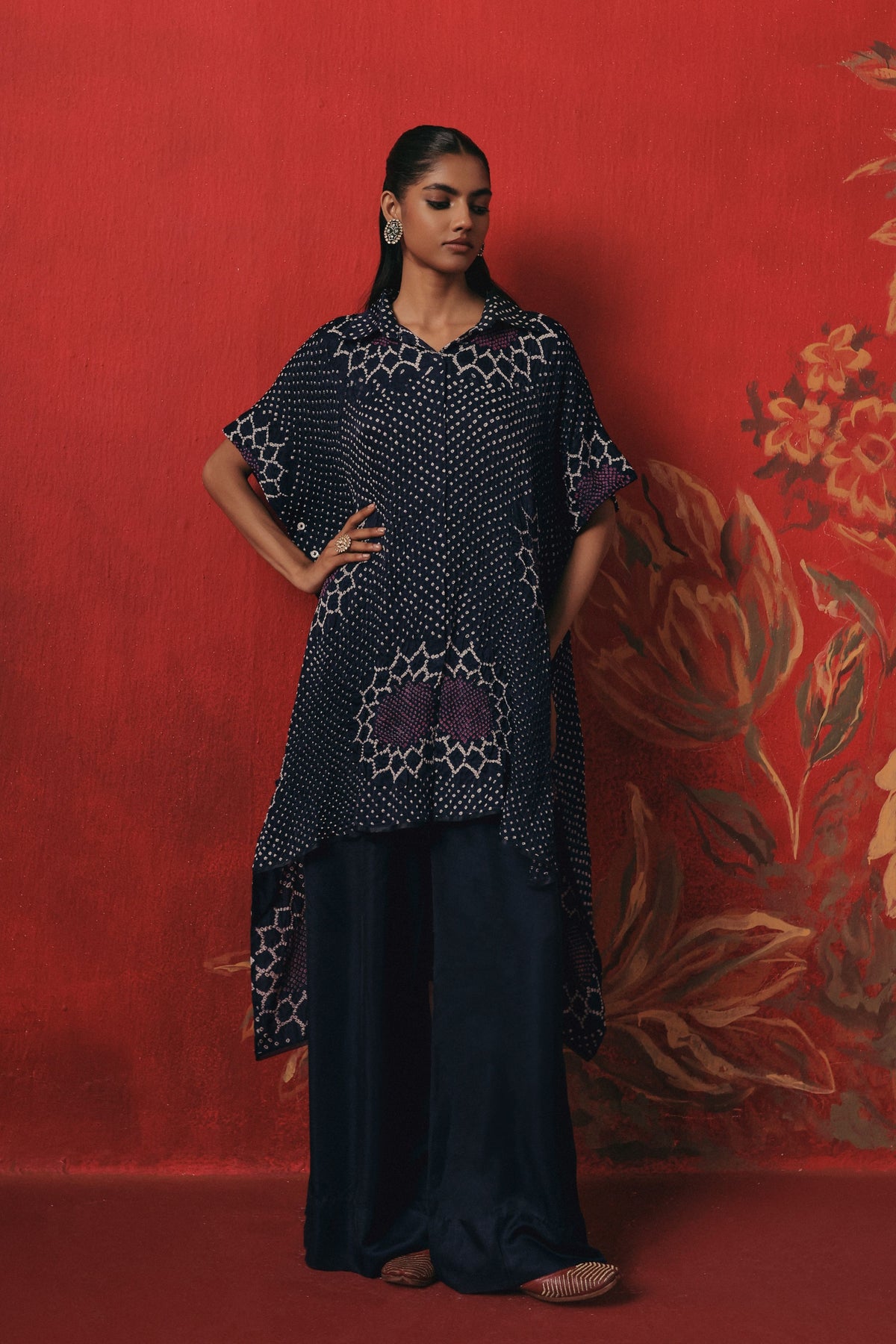 Oversize Indigo Set
