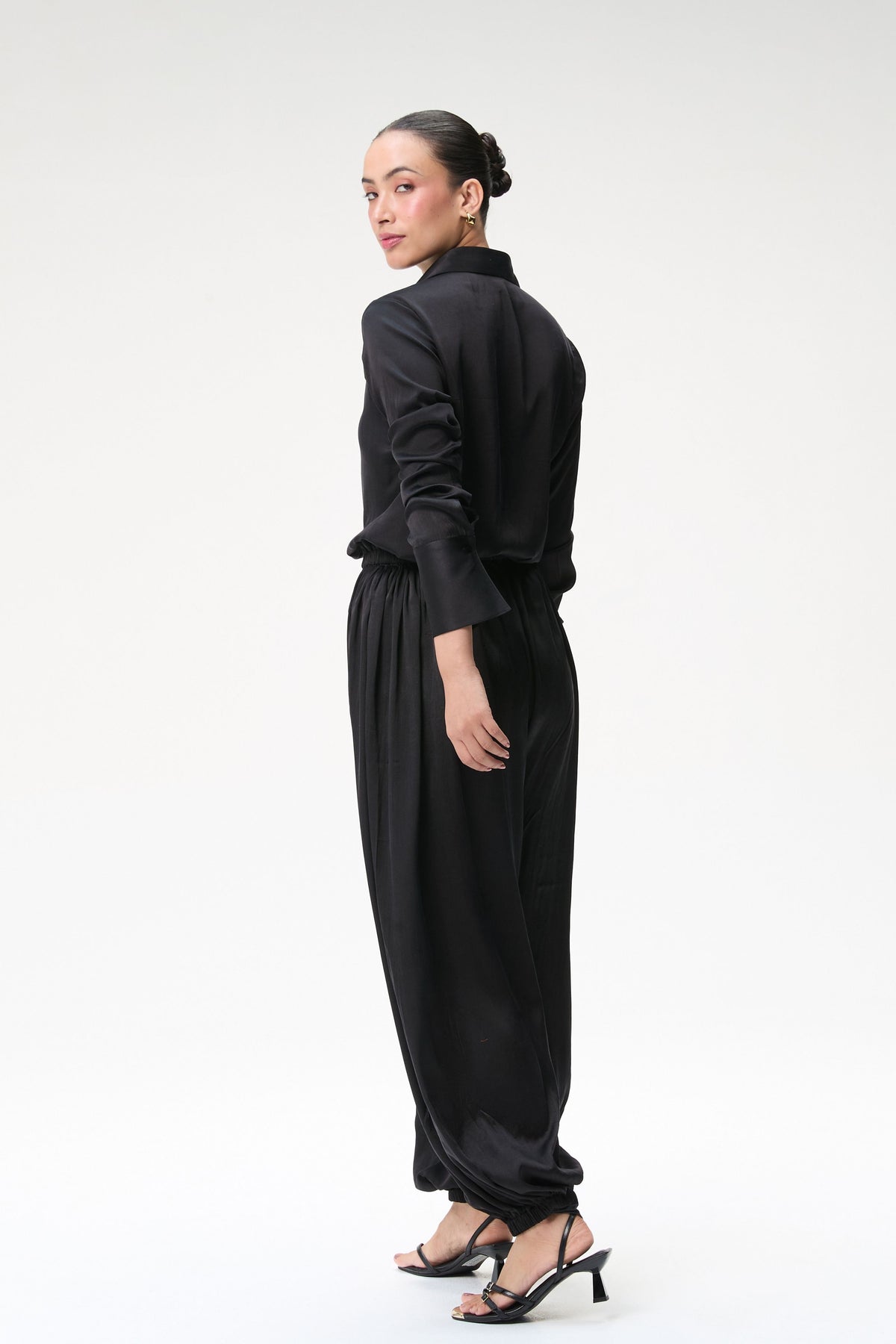 Black Silk Shirt