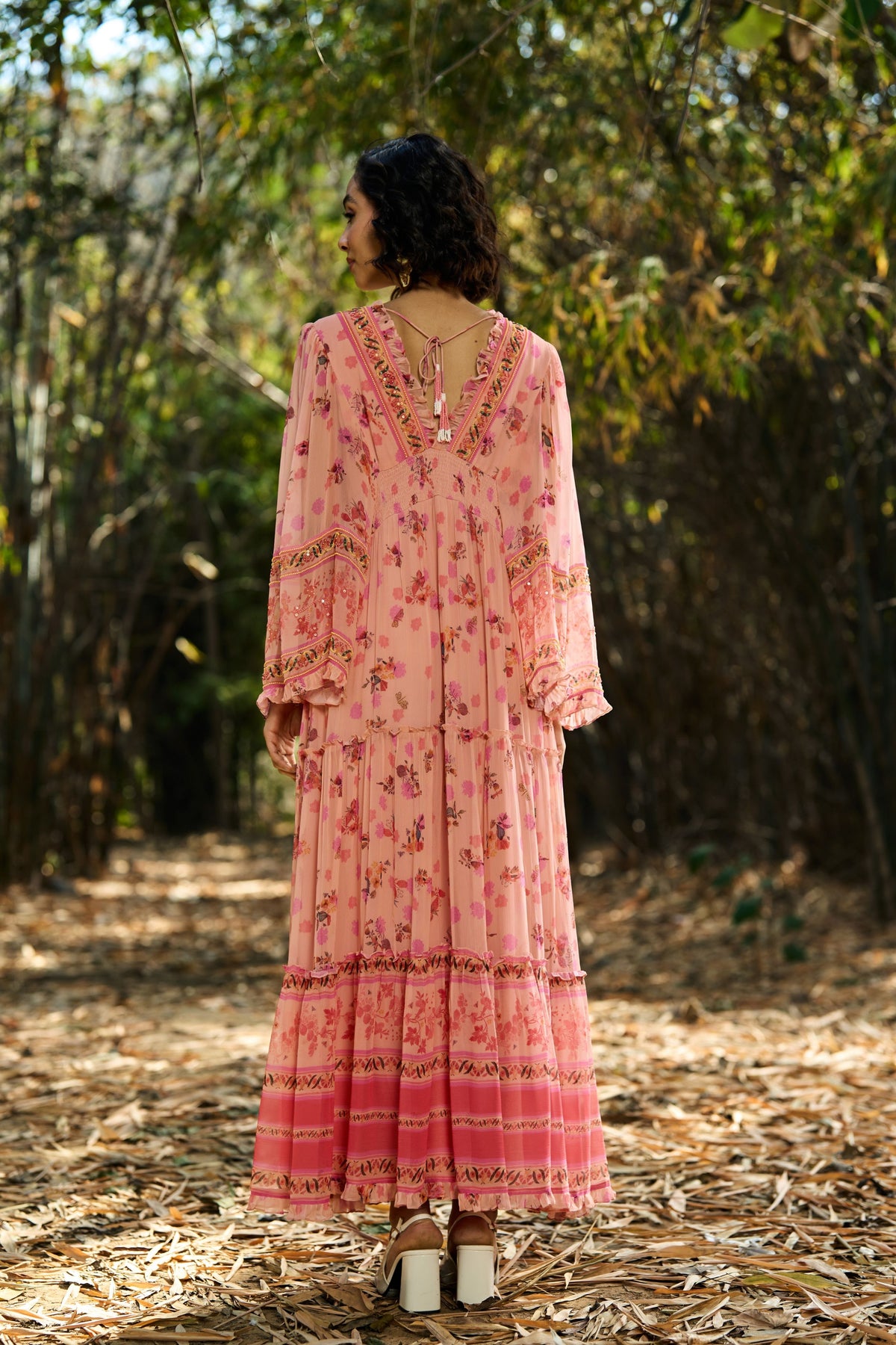Joly Embroidered Maxi Dress