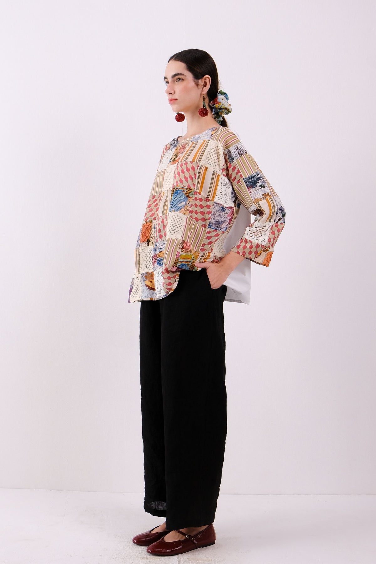 Sofia Patchwork Top