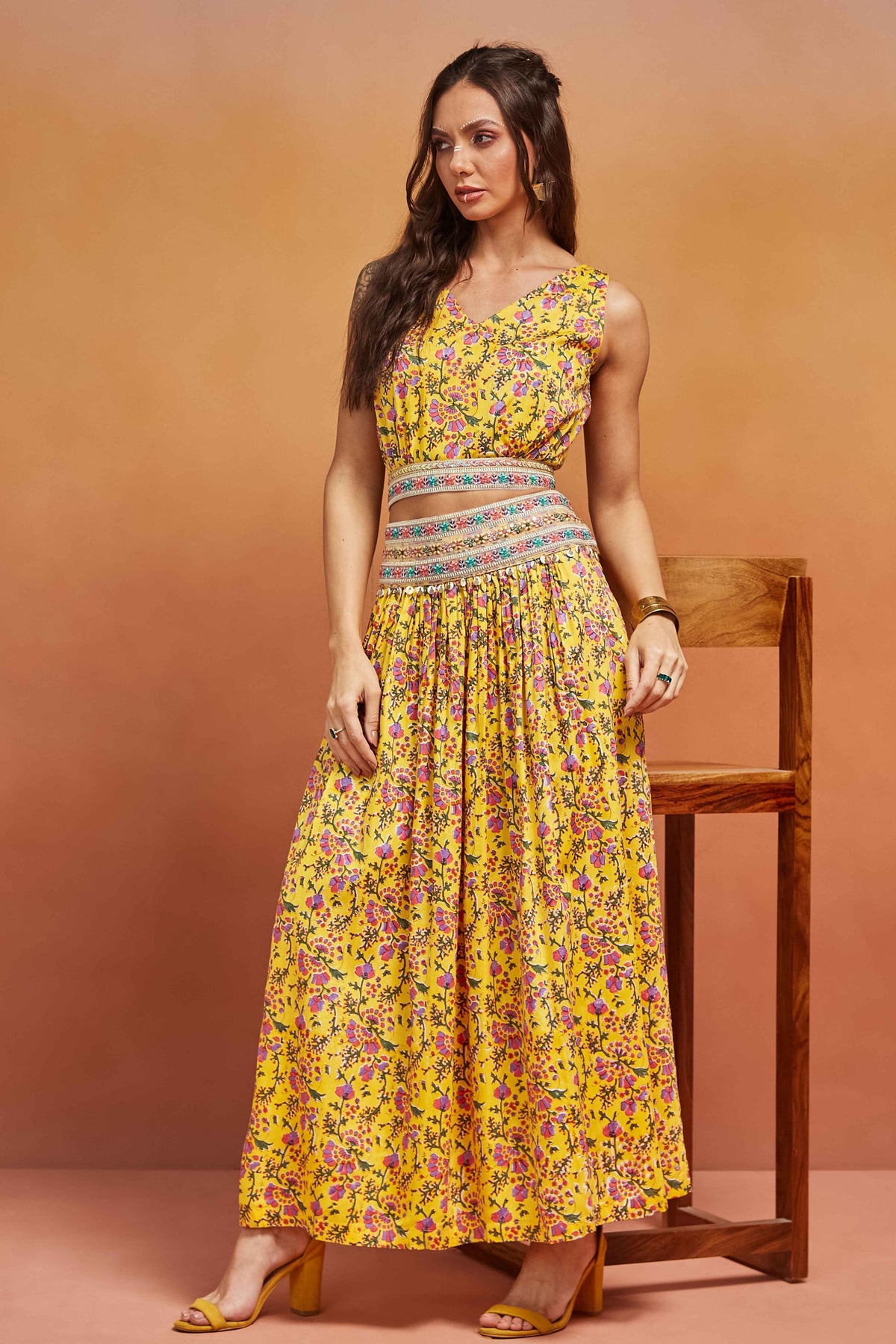 Co-ord Block Printed Set