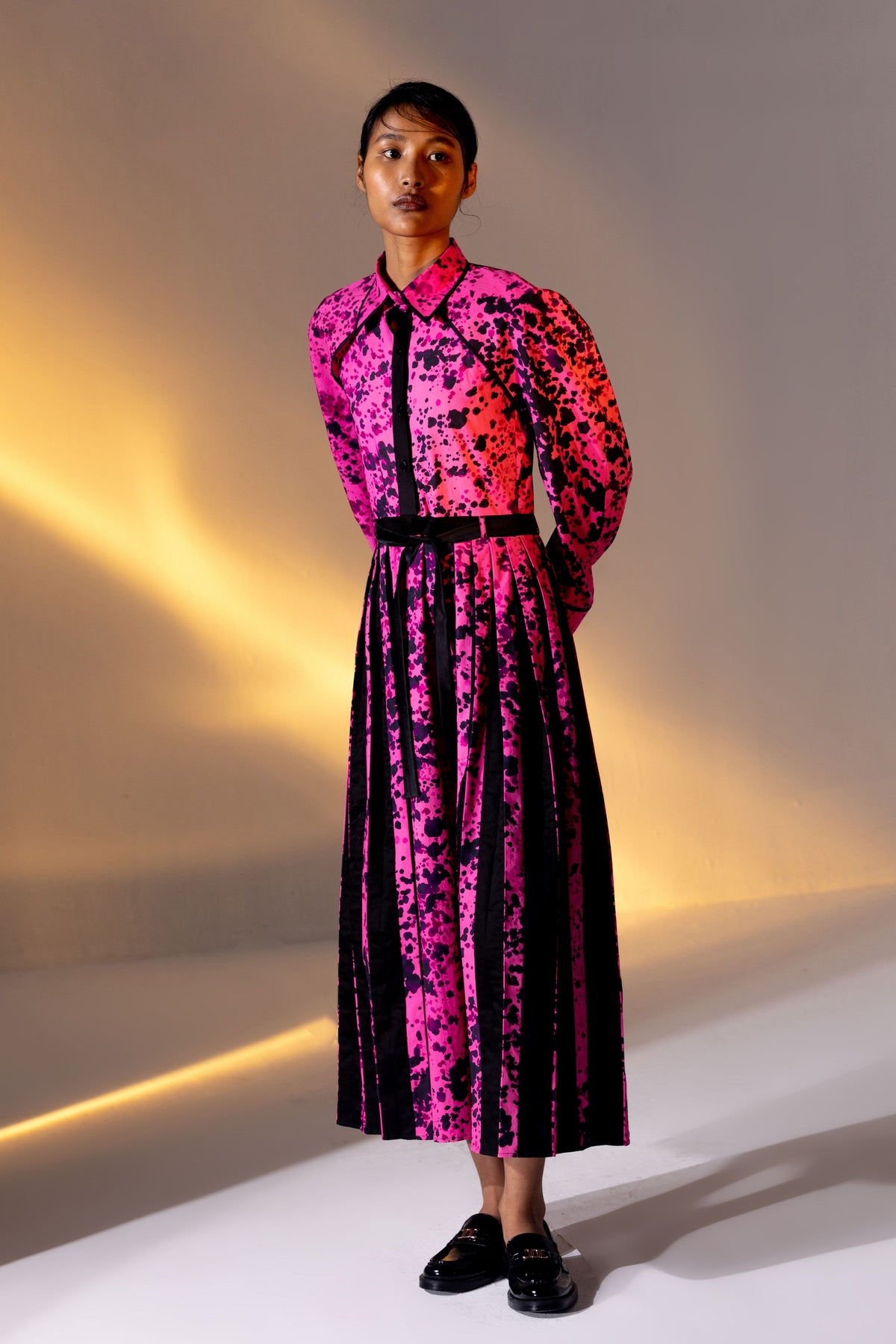 A Long Collared Dress
