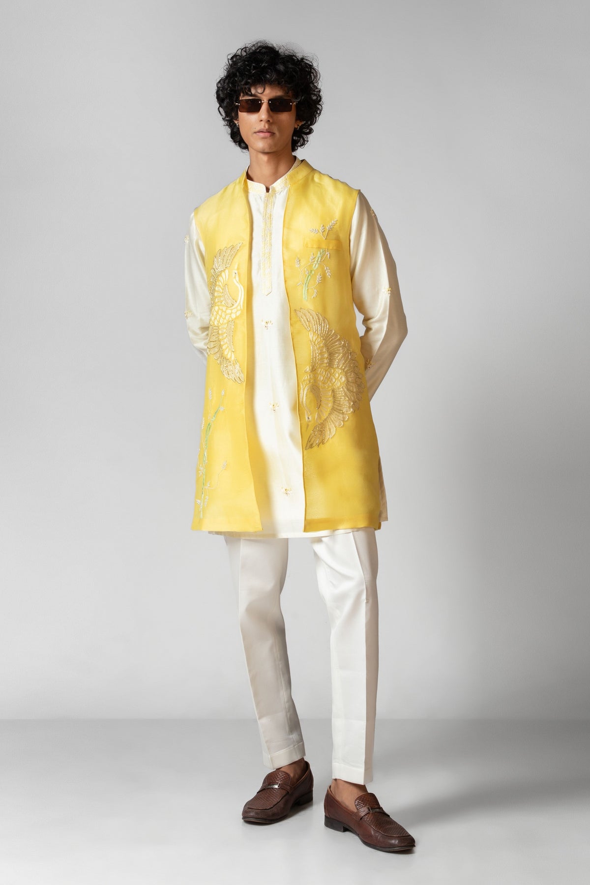 Flying Birds Kurta Set