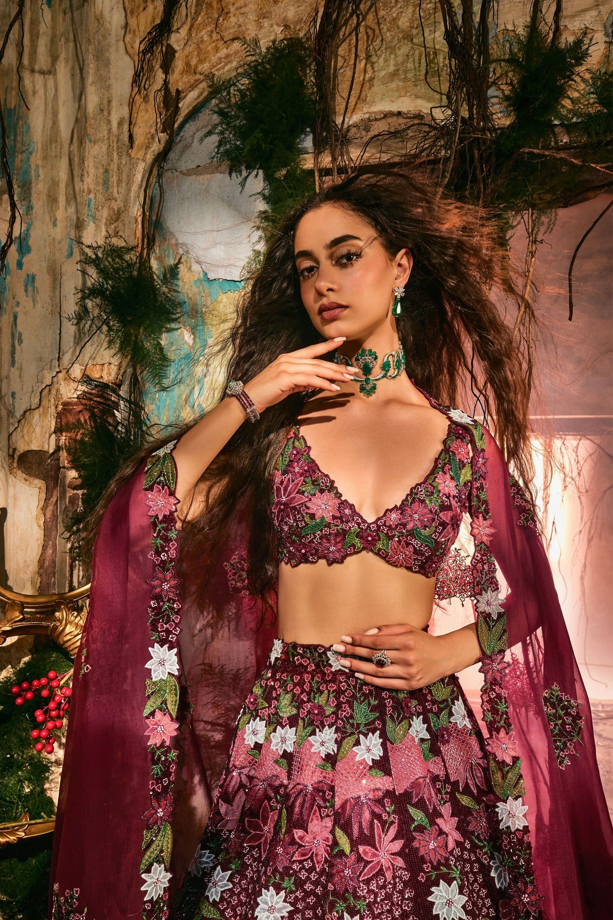 Mystic Florals Lehenga Set