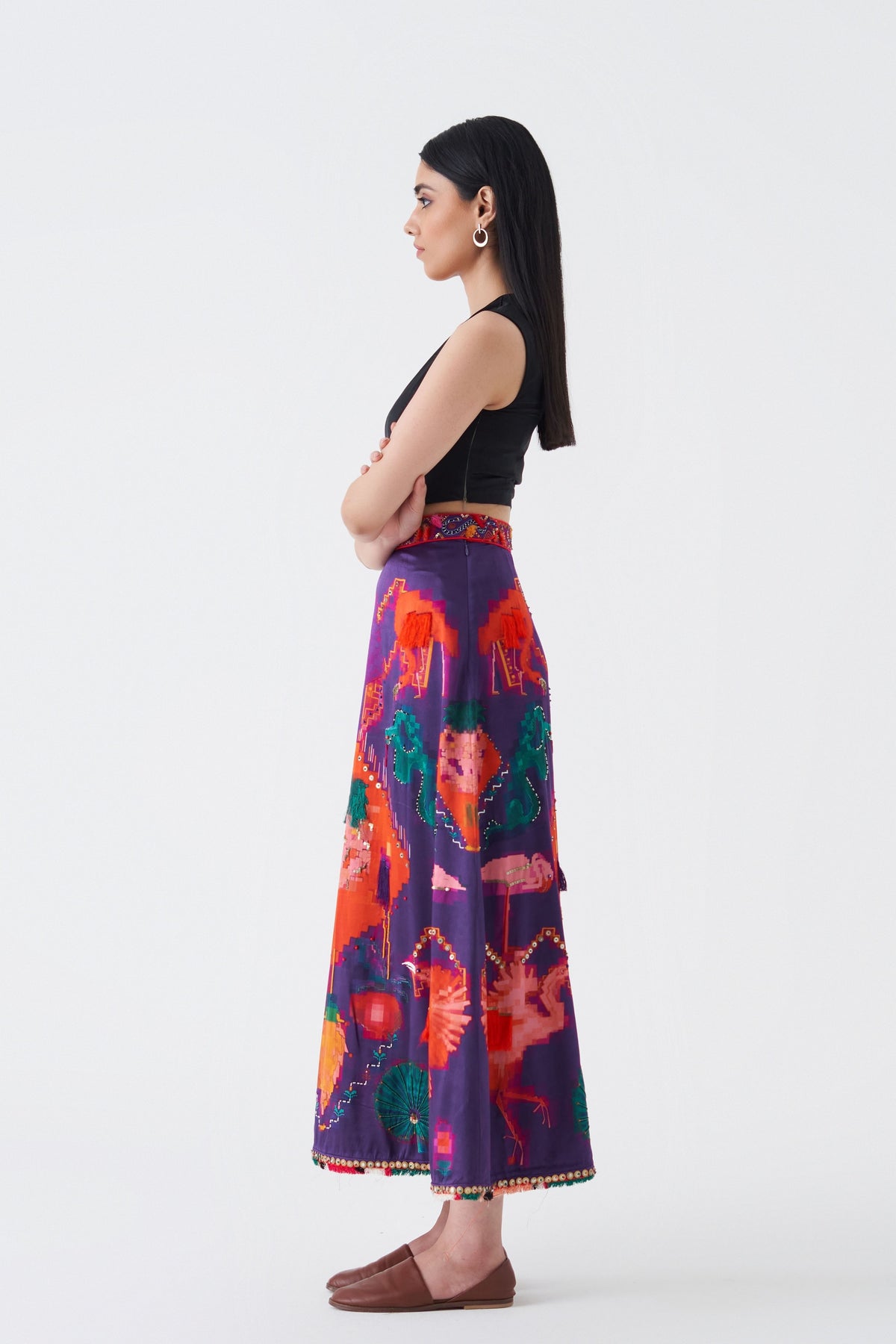 Oaxaca Morado Skirt