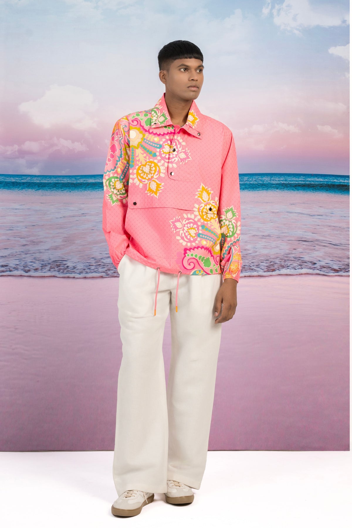 Paisely Pullover Jacket