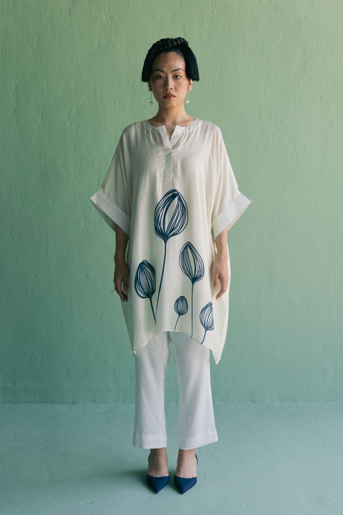 Tulip Blue Kaftan