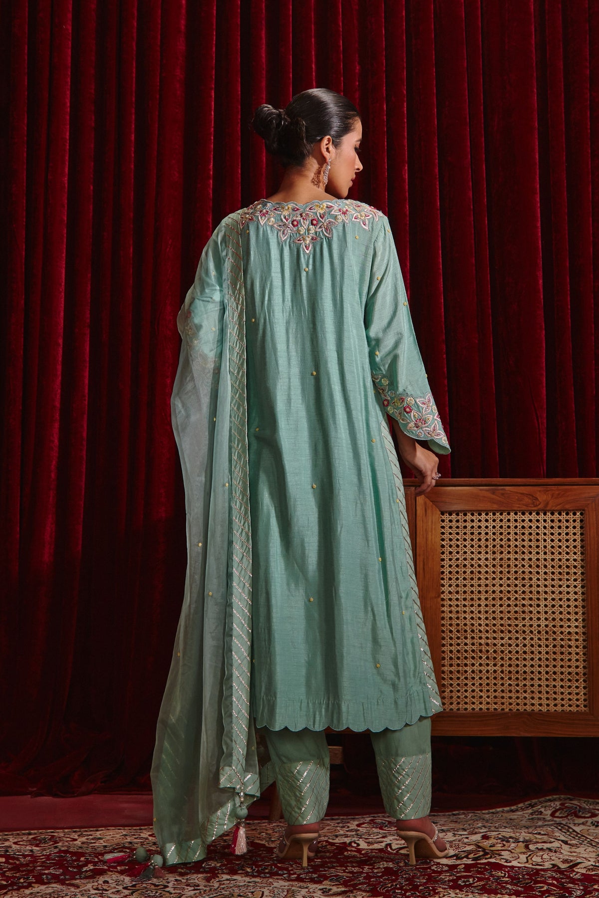 Sea Green Riwaaz Kurta Set
