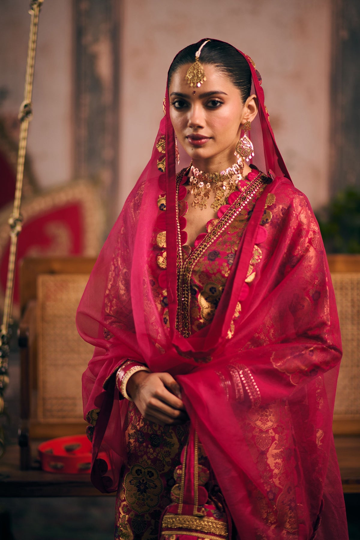 Rani Kheem Khaab Kurta Set