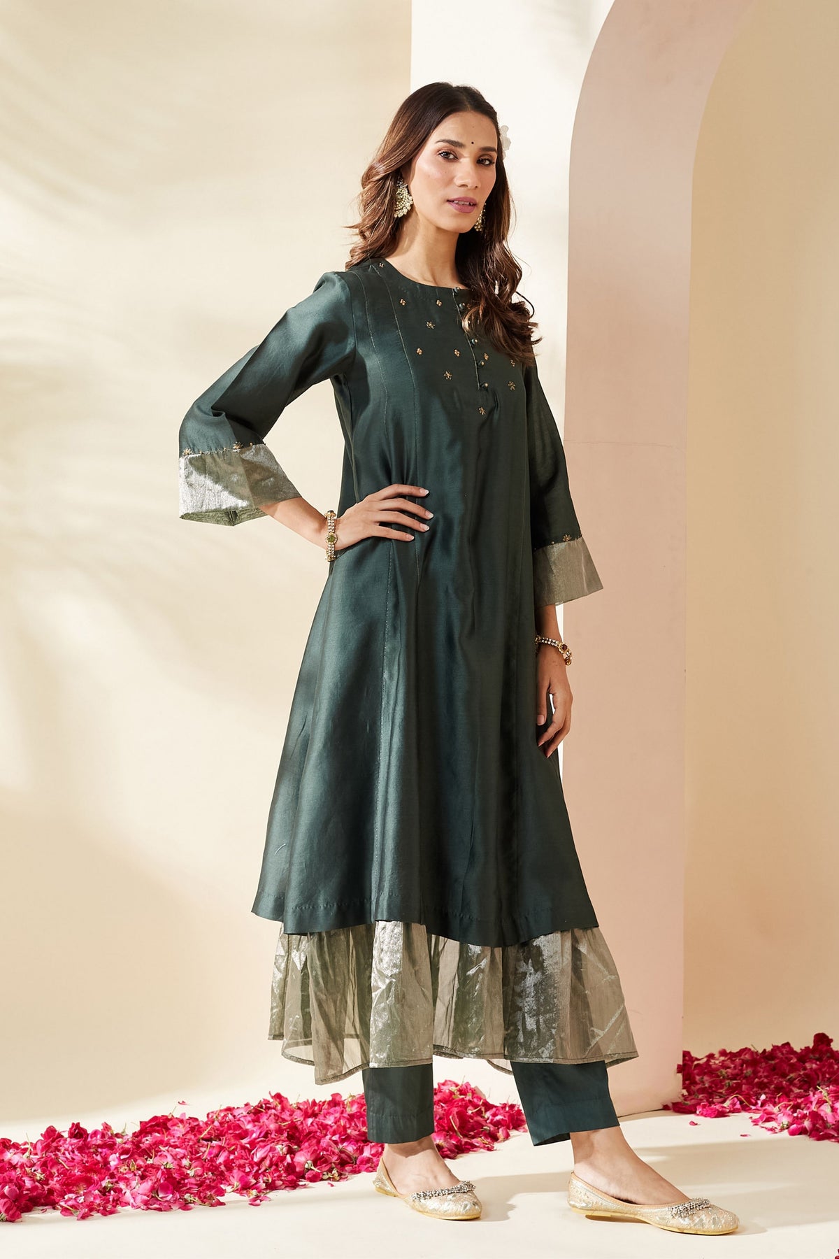 Royal Green Nazneen Kurta Set