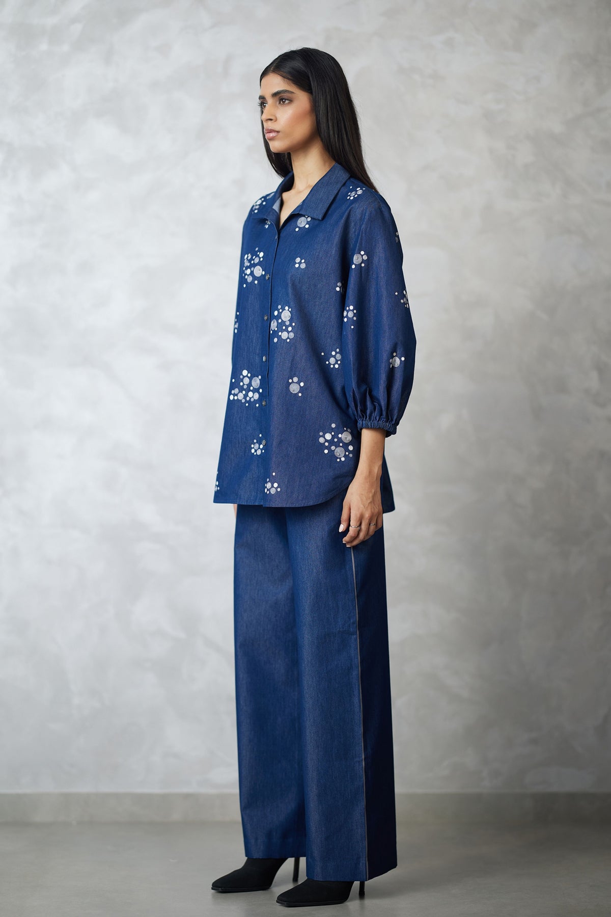 Dark Denim Blue Co-ord Set