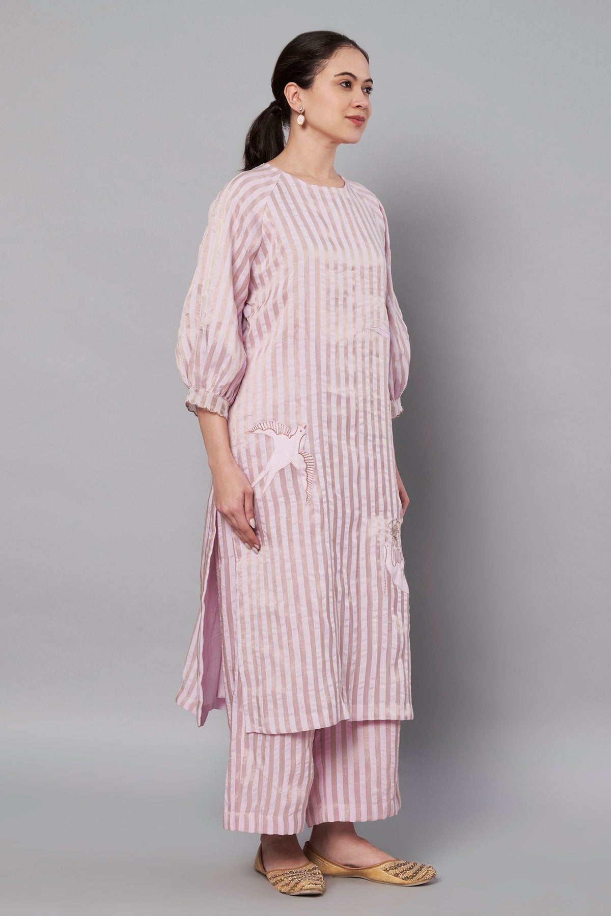Breeze Pastel Lilac Kurta Set
